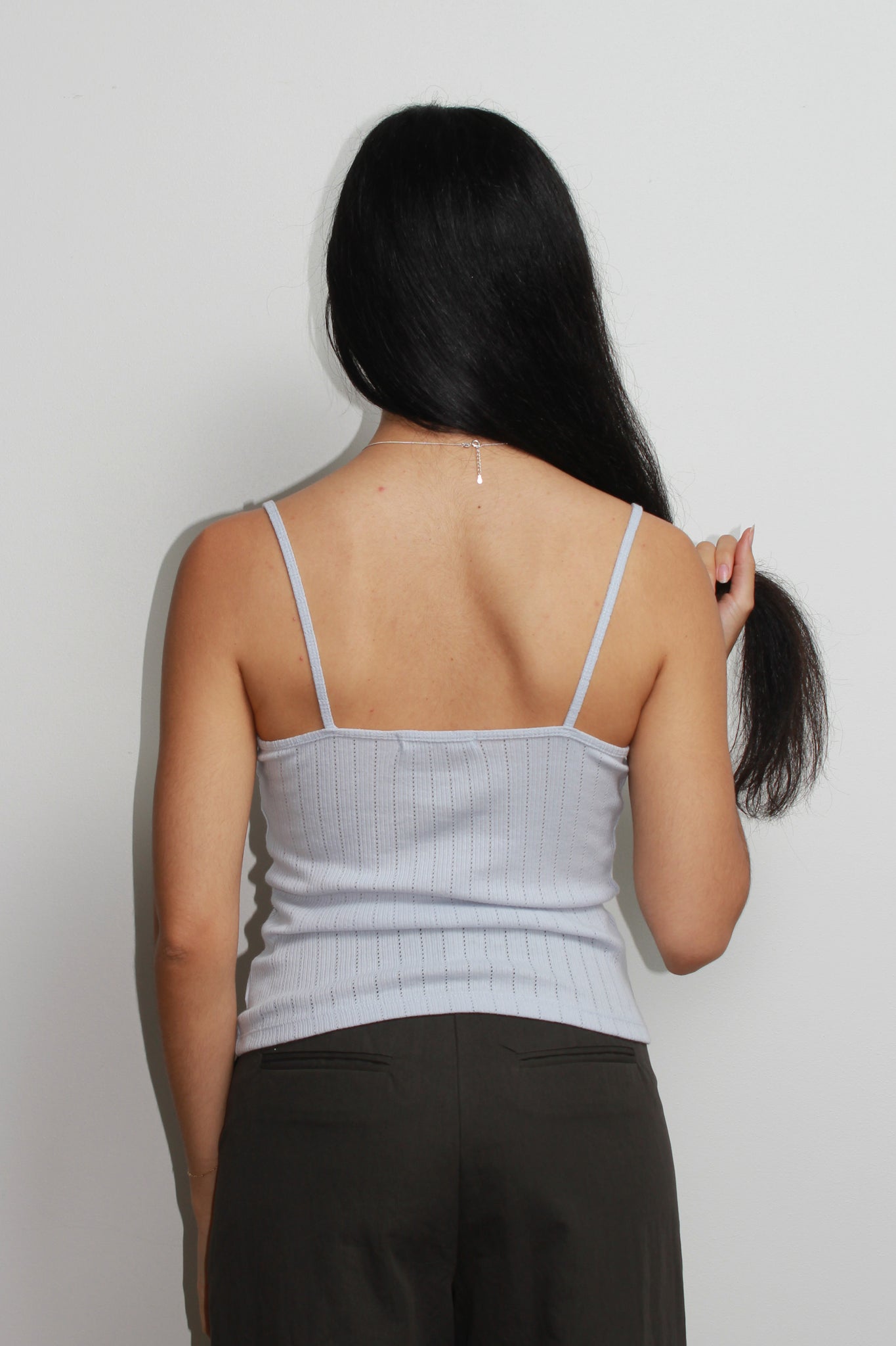 Lewin Sleeveless Top in White