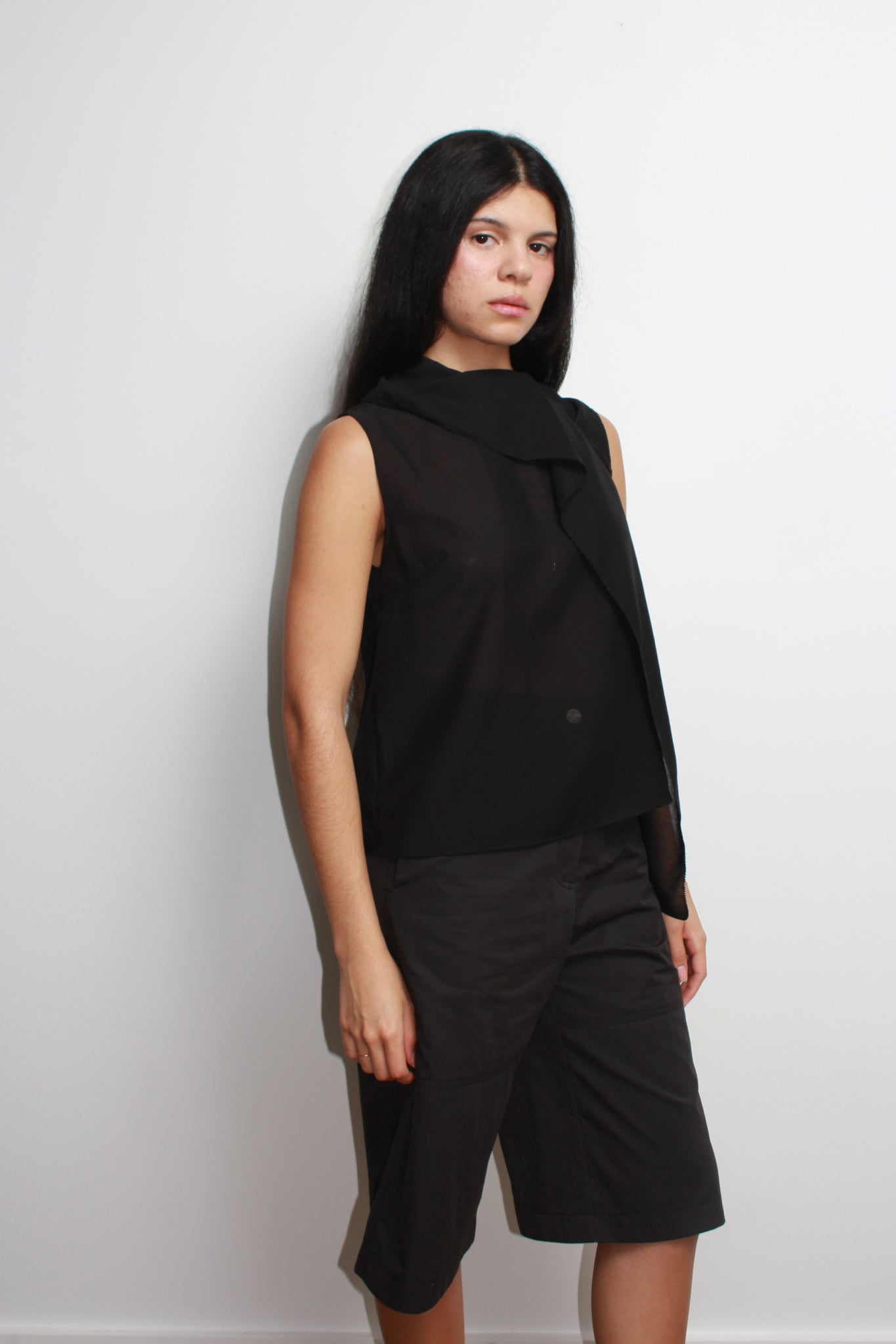 Sandy Sleeveless Top in Black