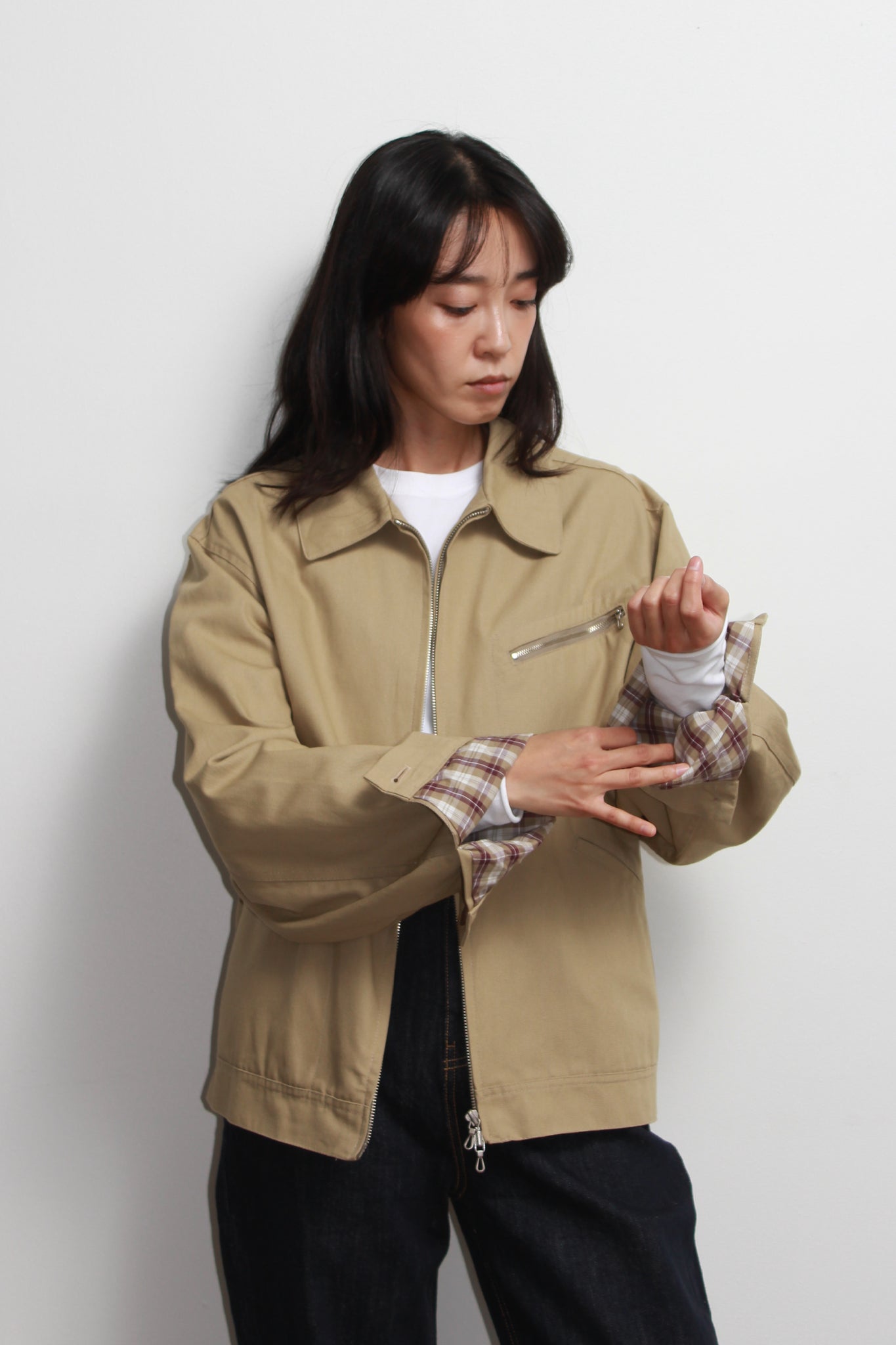 Avow Cotton Jacket in Khaki
