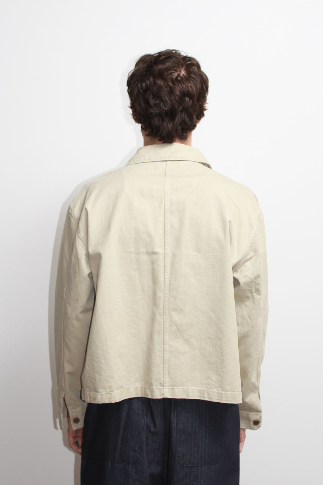 Remain D Crop Jacket in Beige