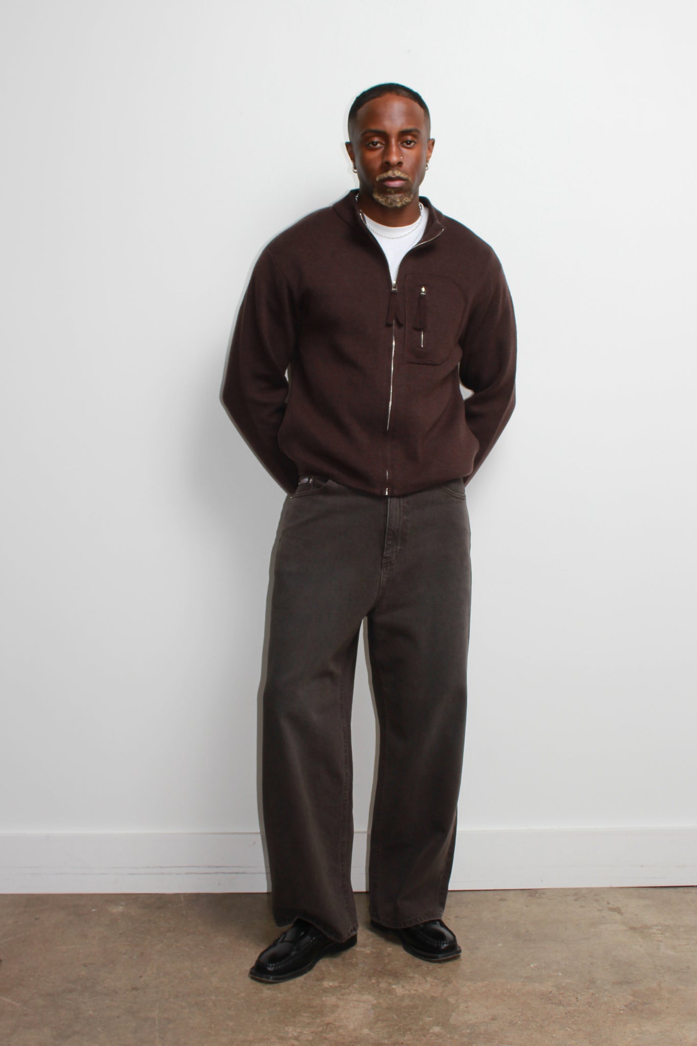 Selfa Washed Brown Denim