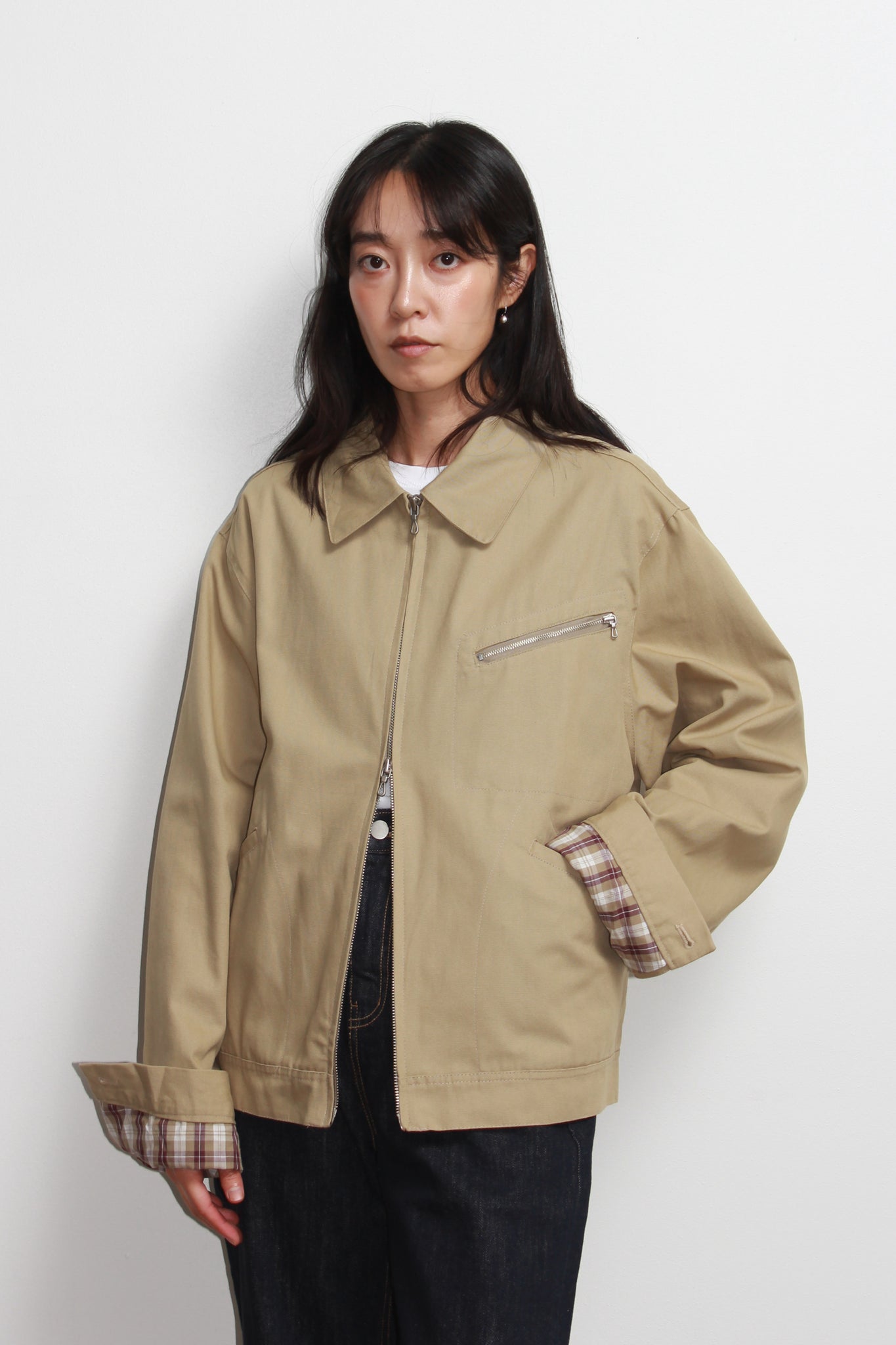 Avow Cotton Jacket in Khaki