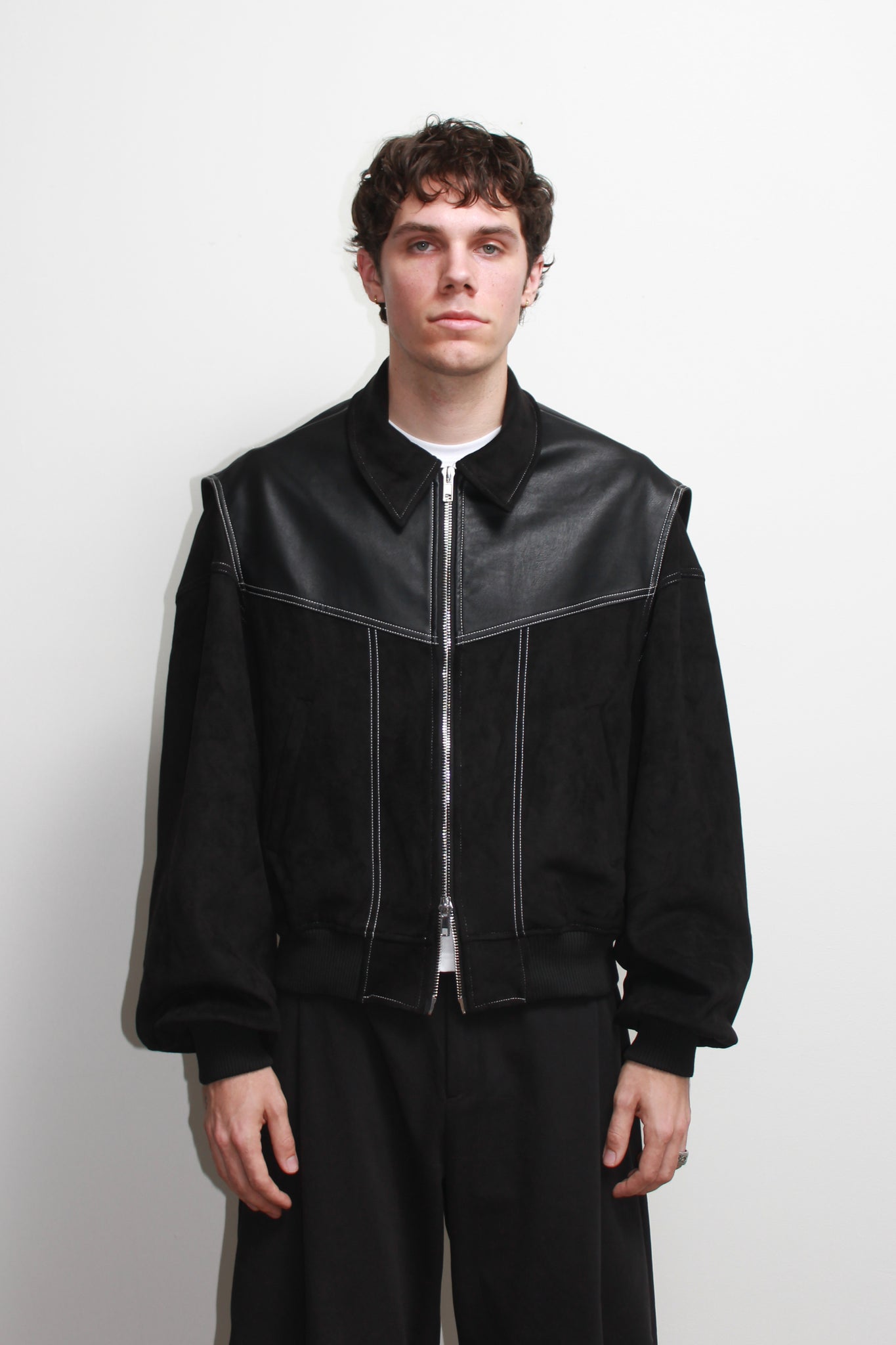 Own Two-tone Viper Jacket in Black