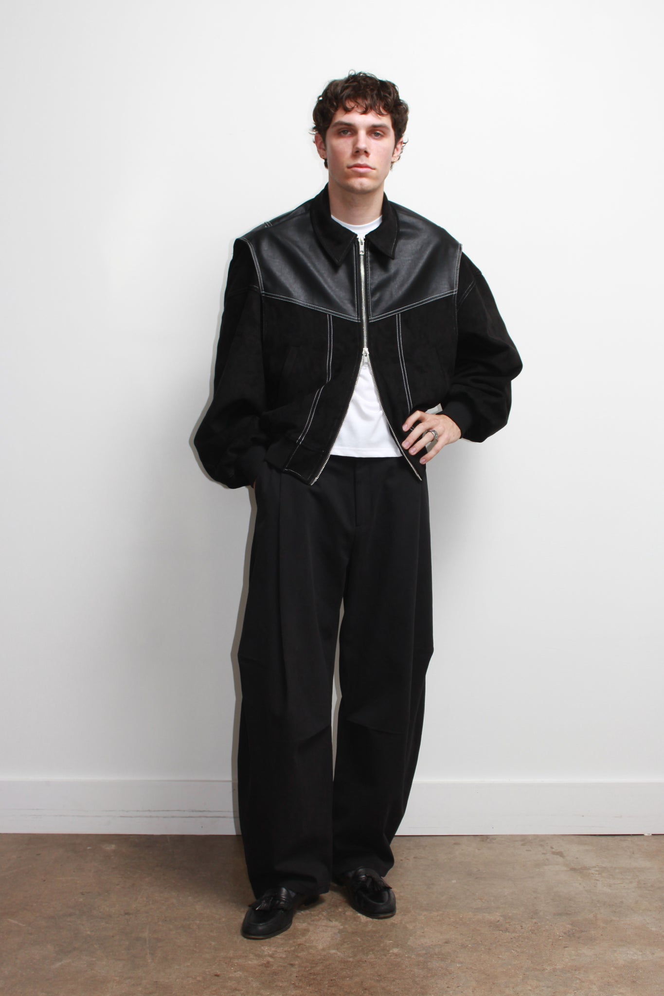 Own Two-tone Viper Jacket in Black