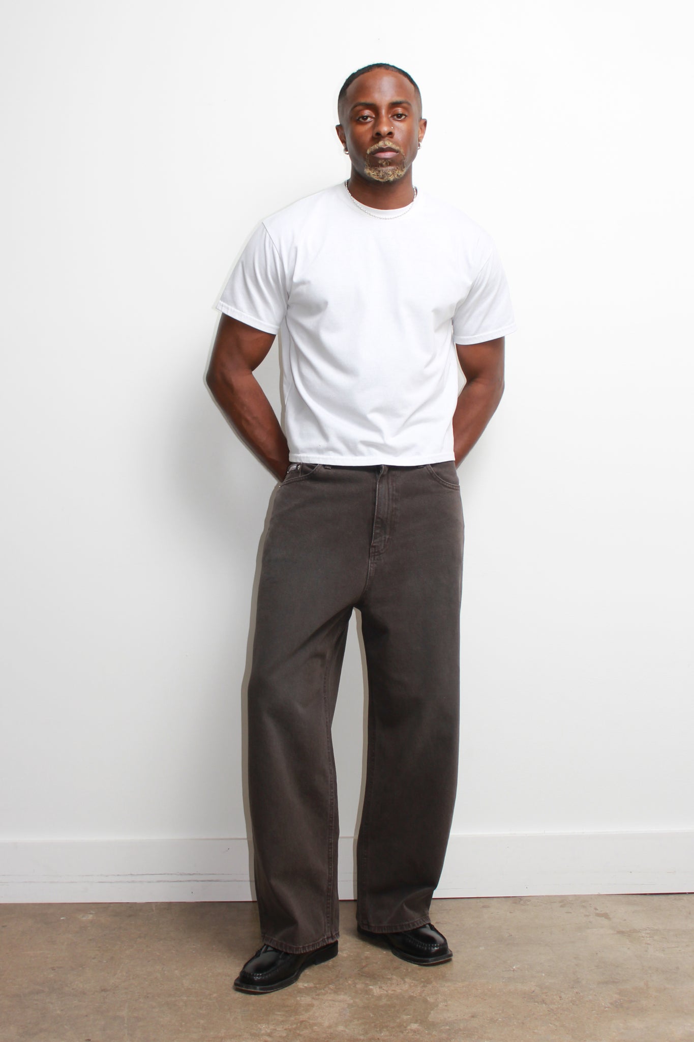 Selfa Washed Brown Denim