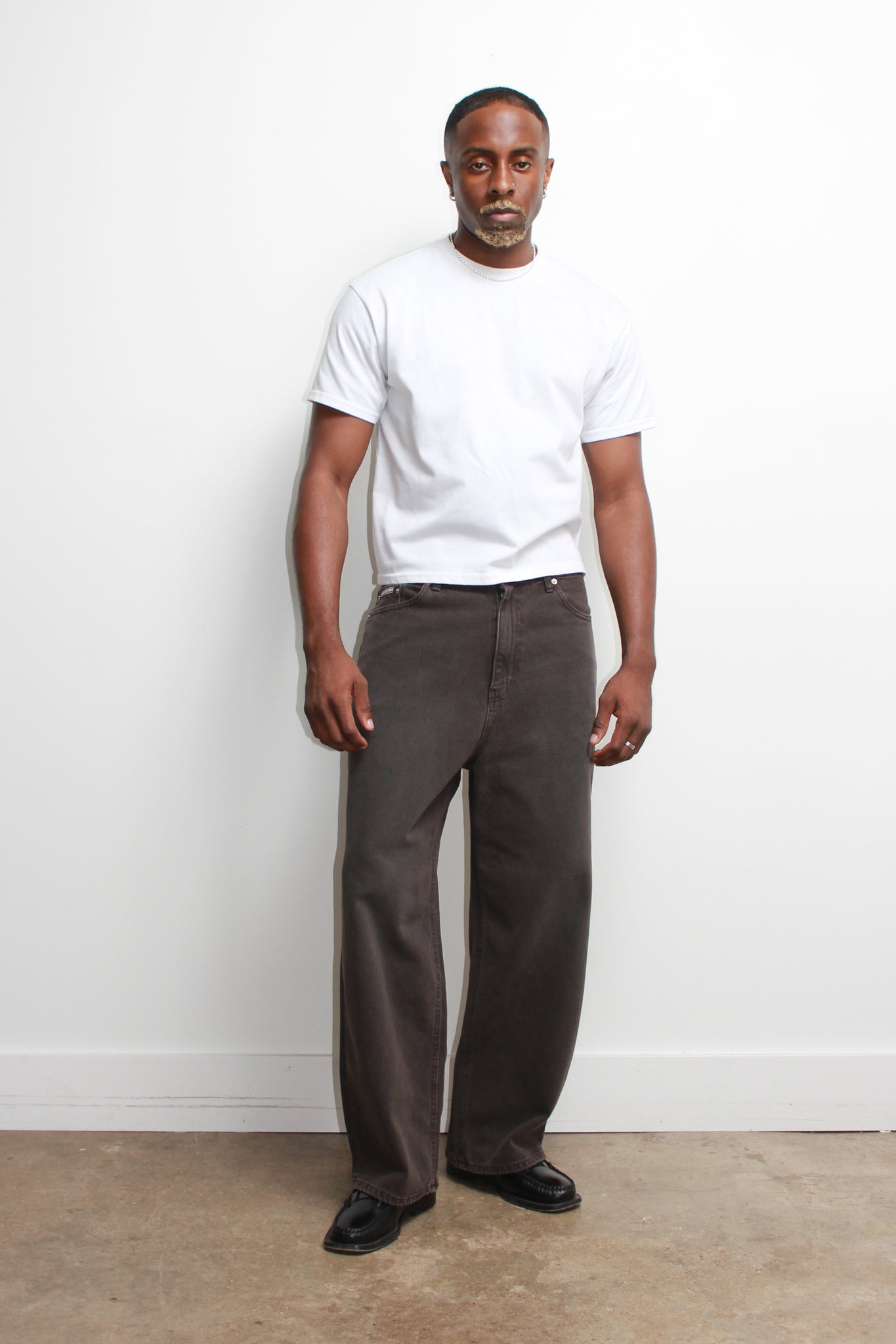 Selfa Washed Brown Denim