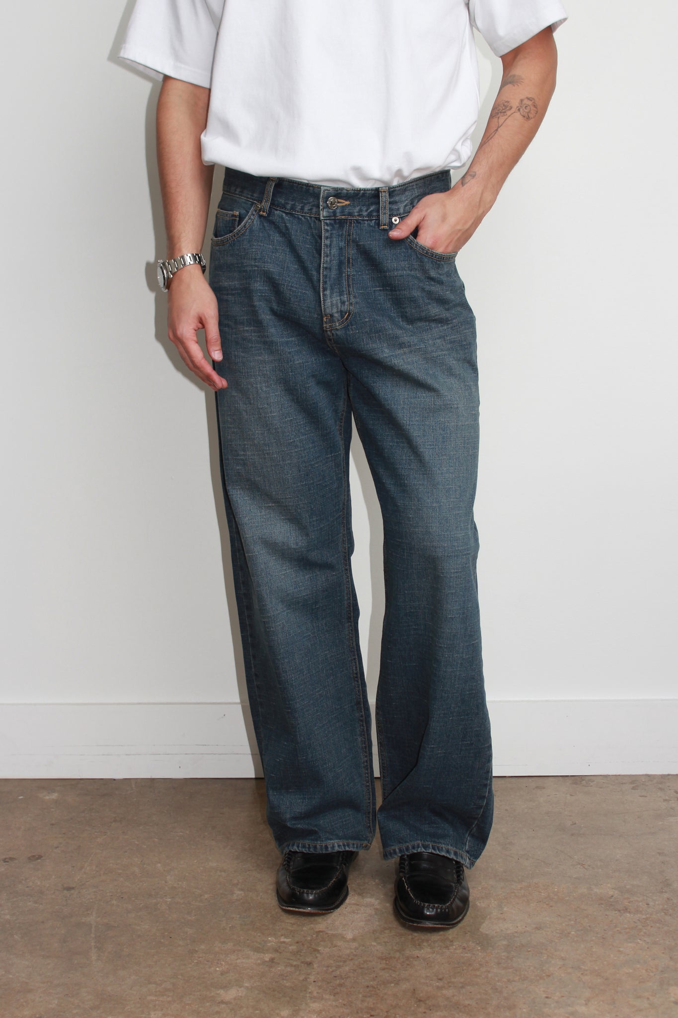 Mento Slub Denim Pants