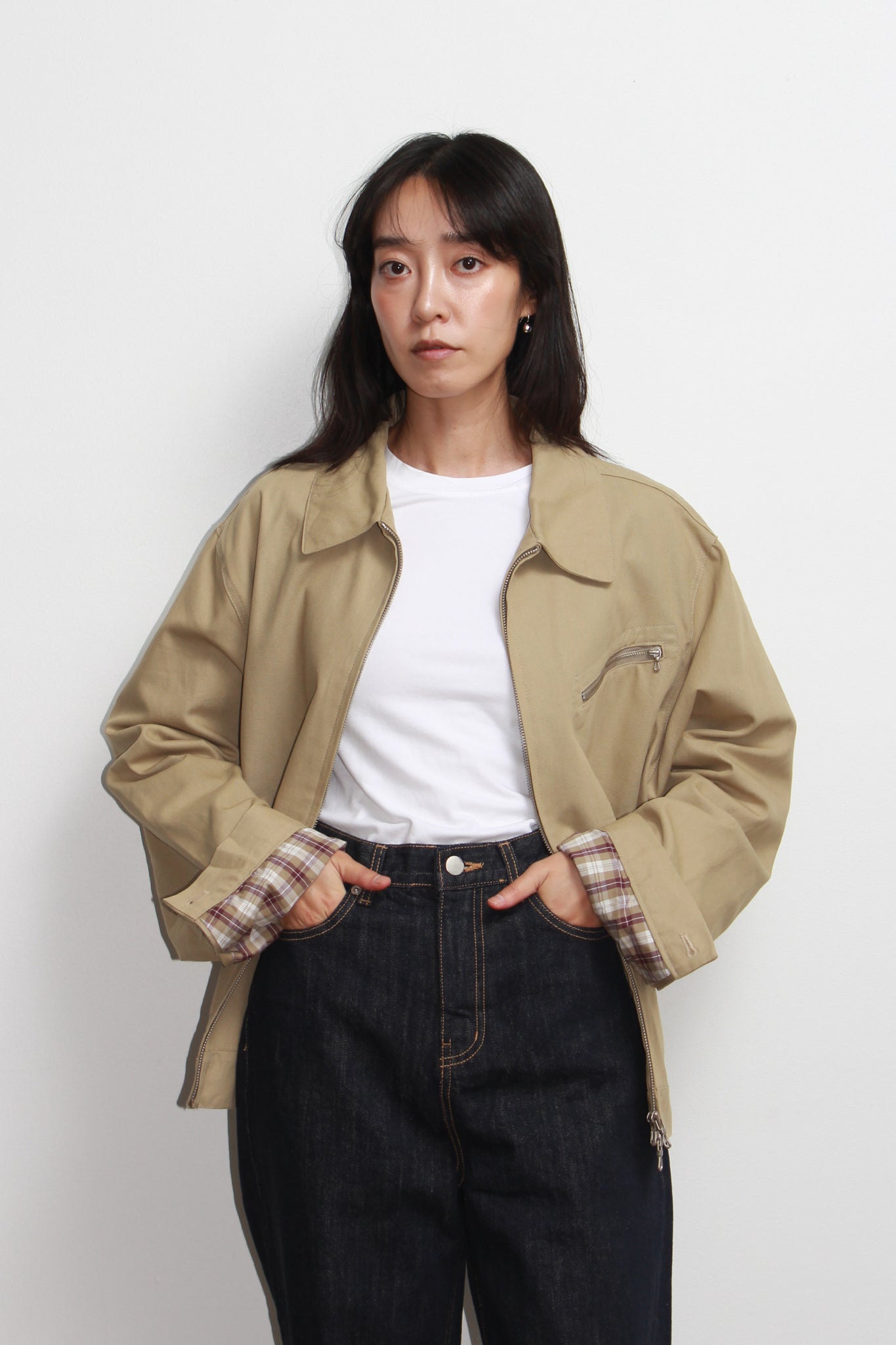Avow Cotton Jacket in Khaki