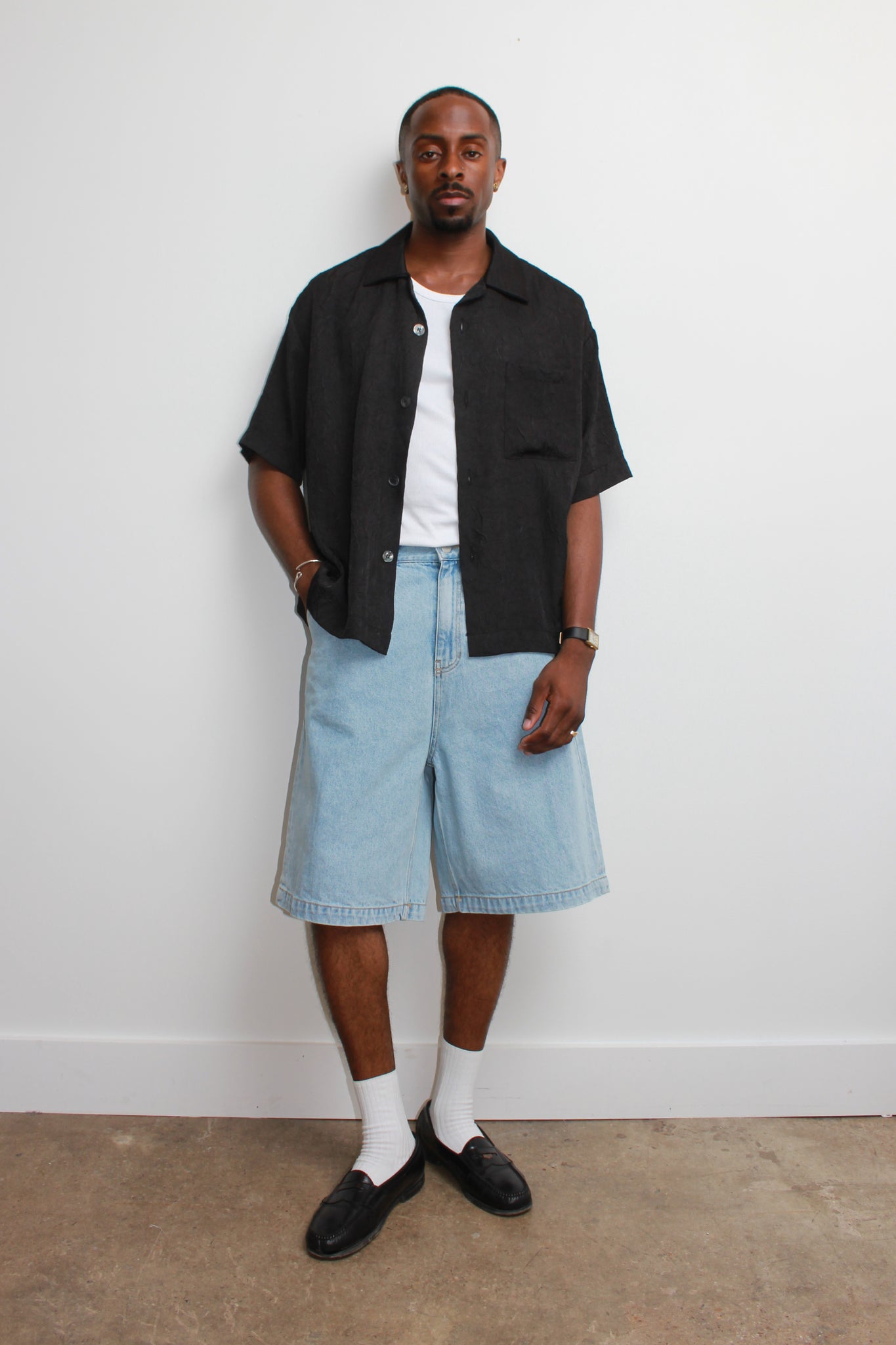 Boka Light Wash Denim Shorts