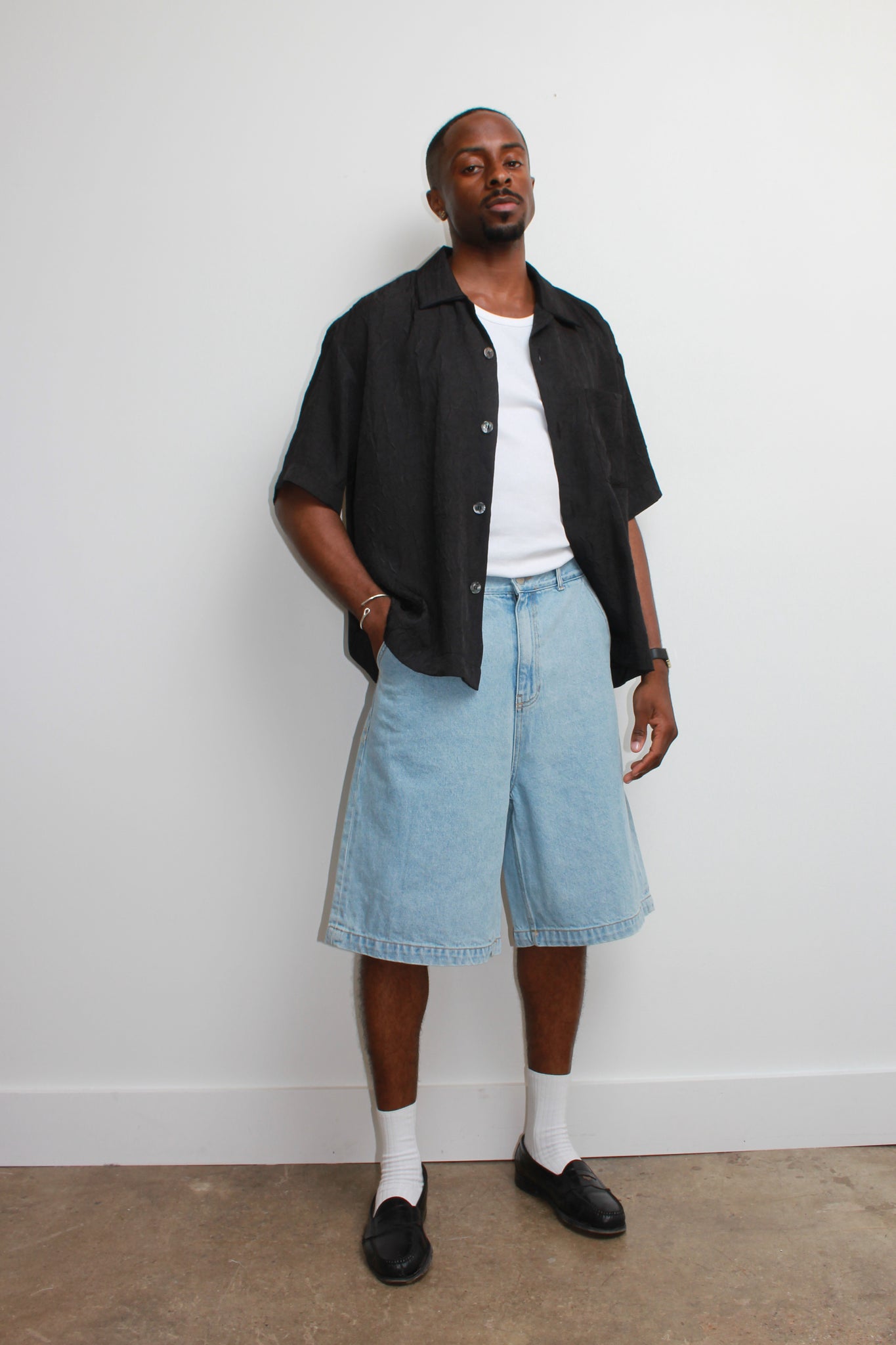 Boka Light Wash Denim Shorts