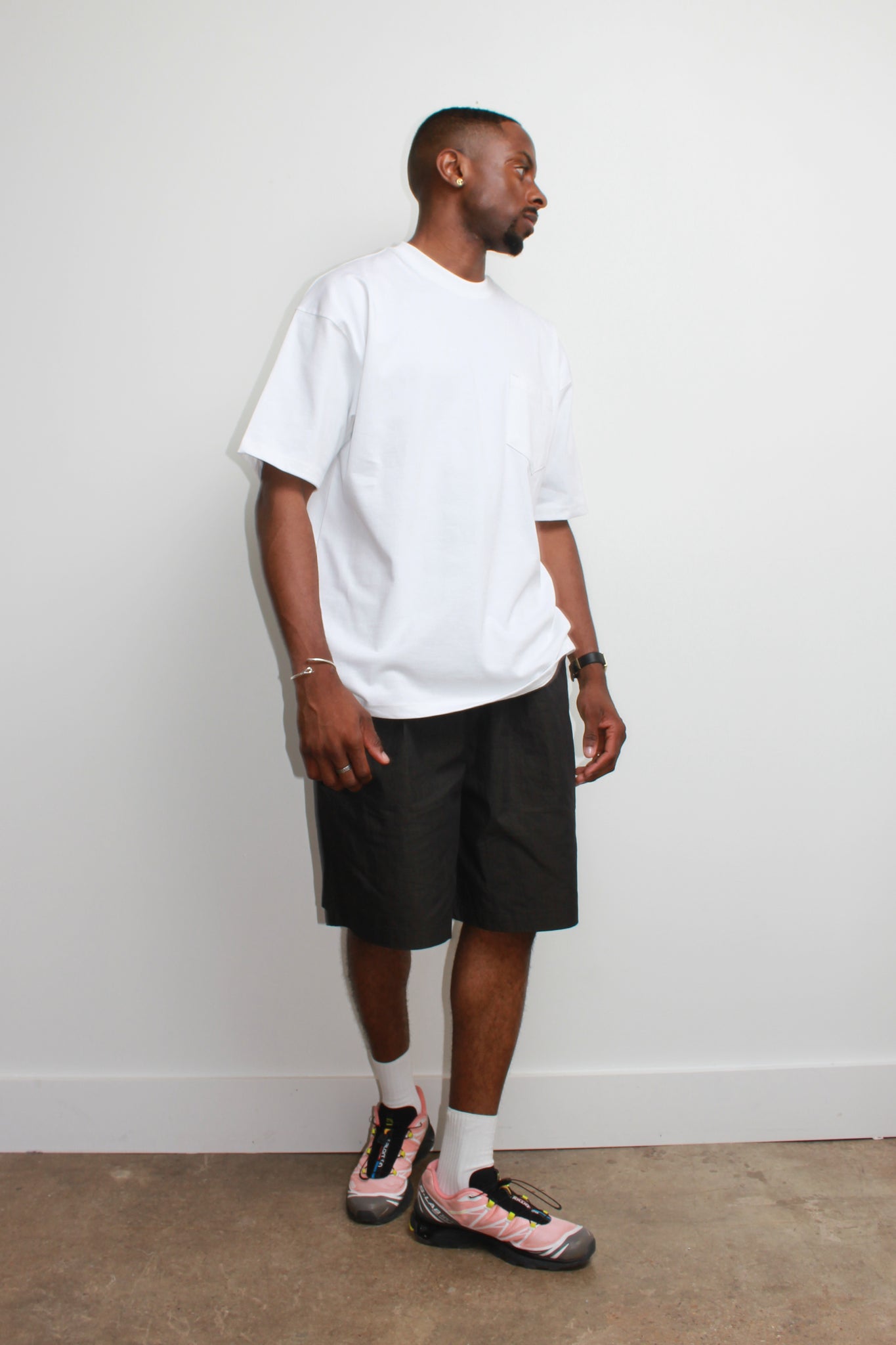 Oversized One Pocket T-Shirts in Navy