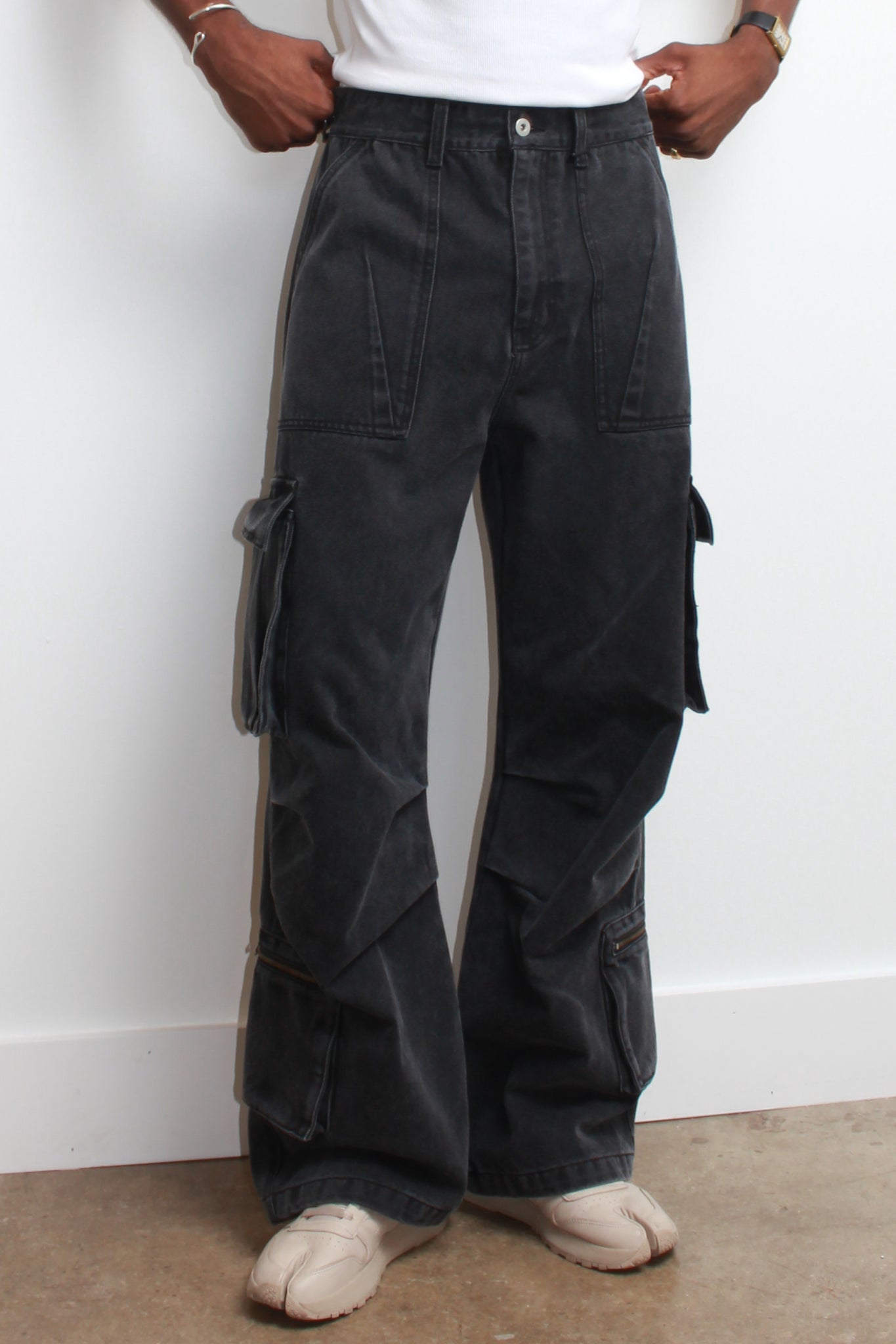 Able Cargo Denim in Black