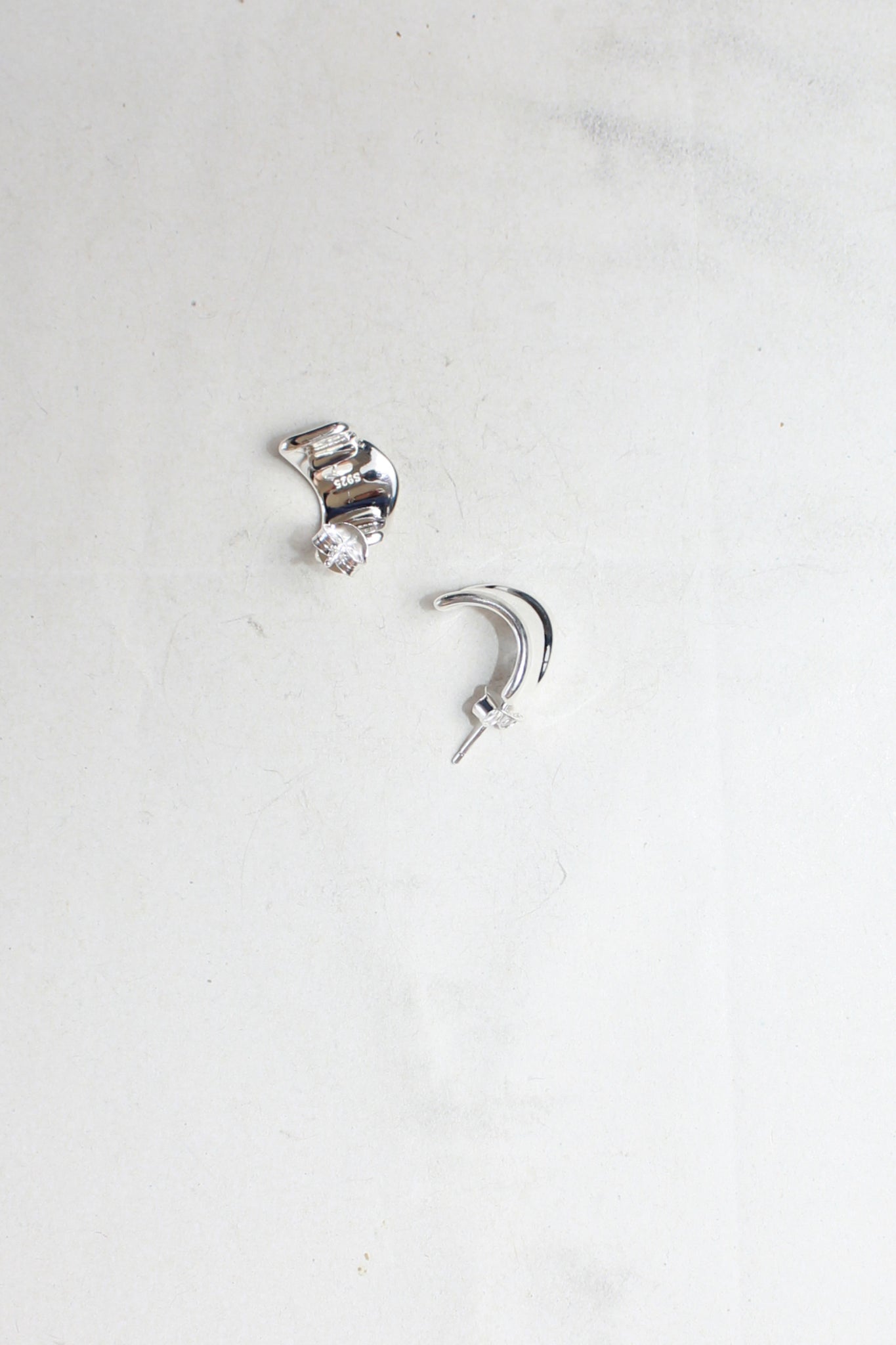 Flat C Earring