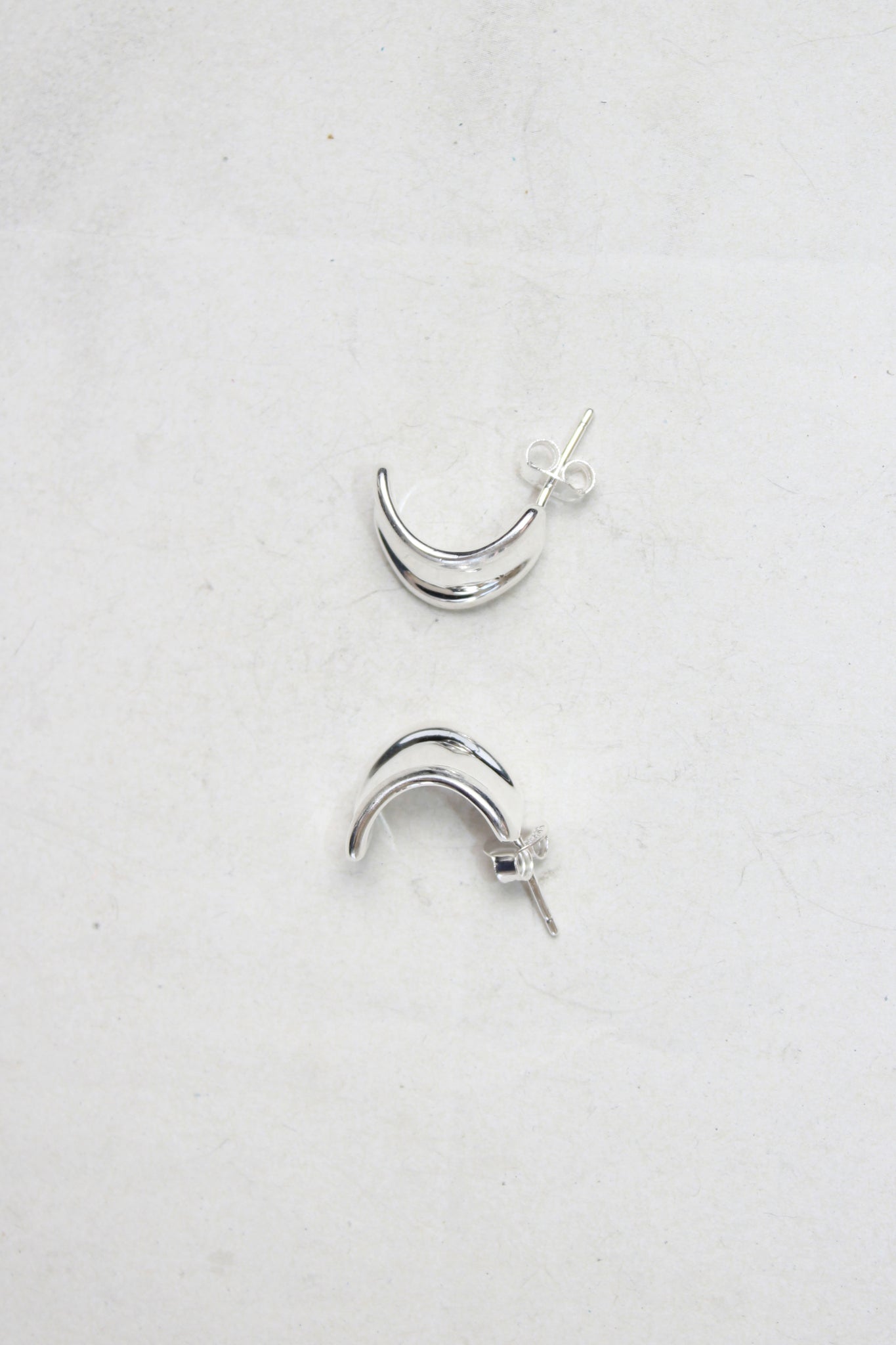 Flat C Earring