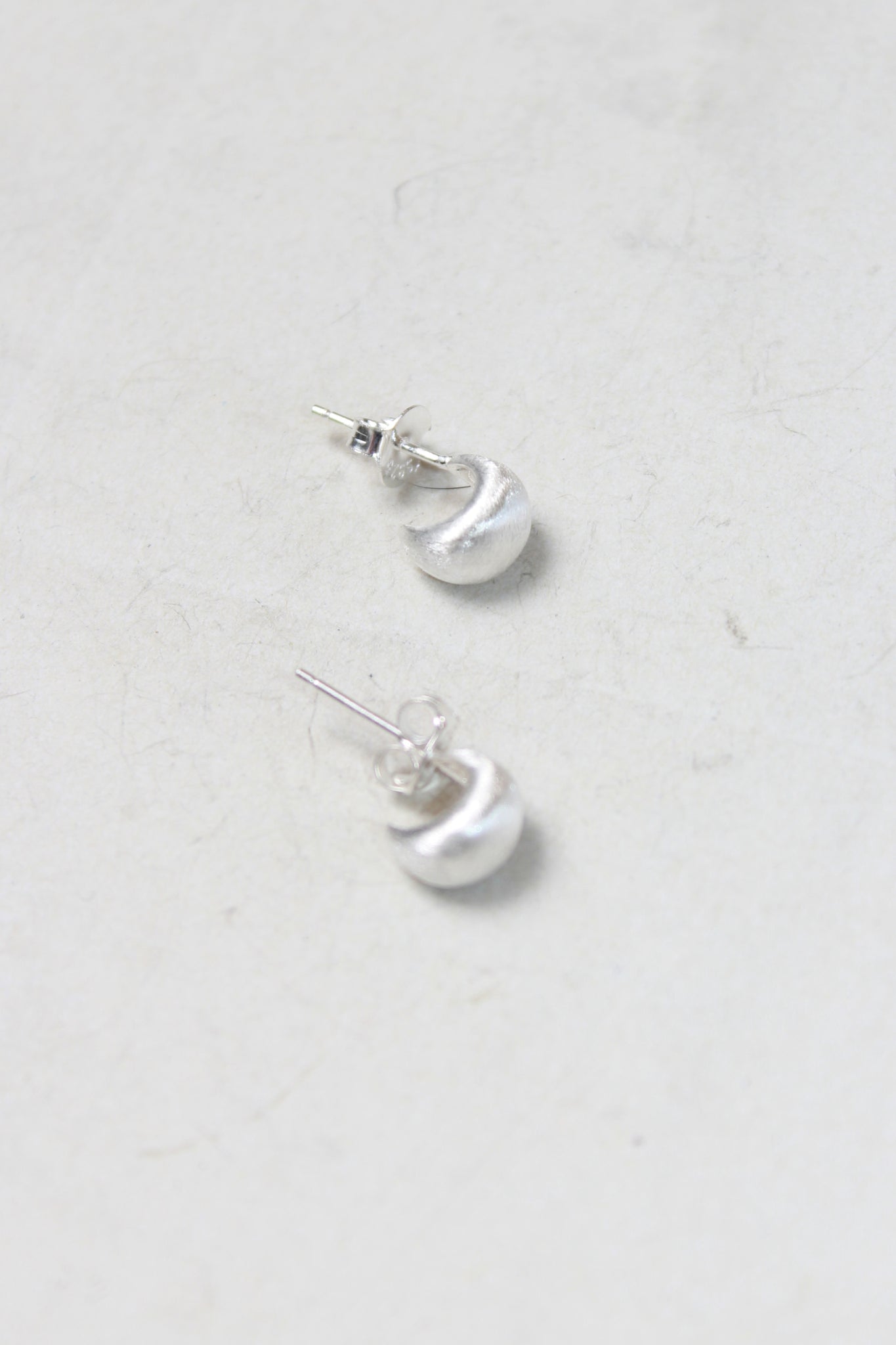 Half Moon Matte Hoop