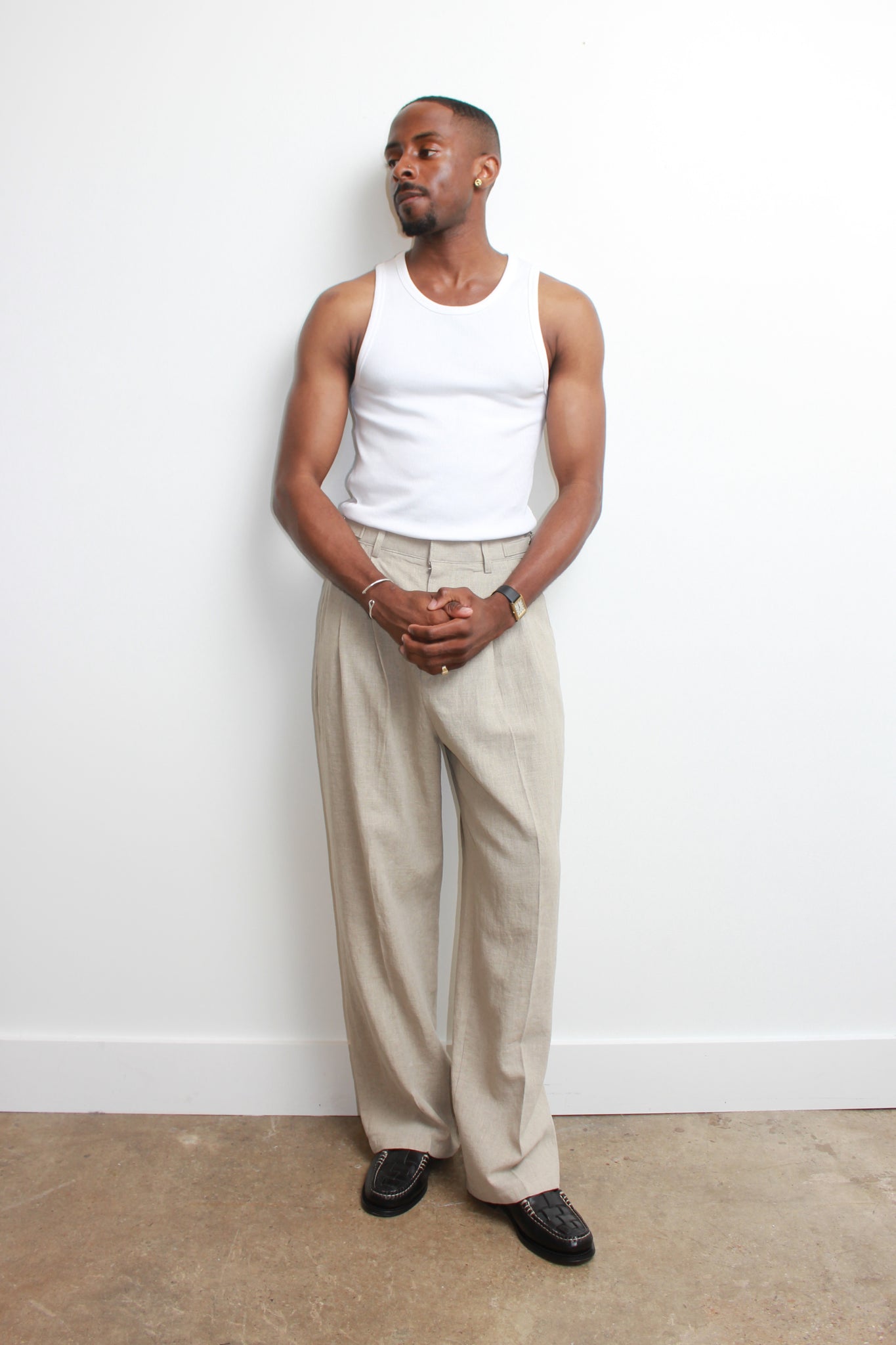 Ever Linen Pants in Beige