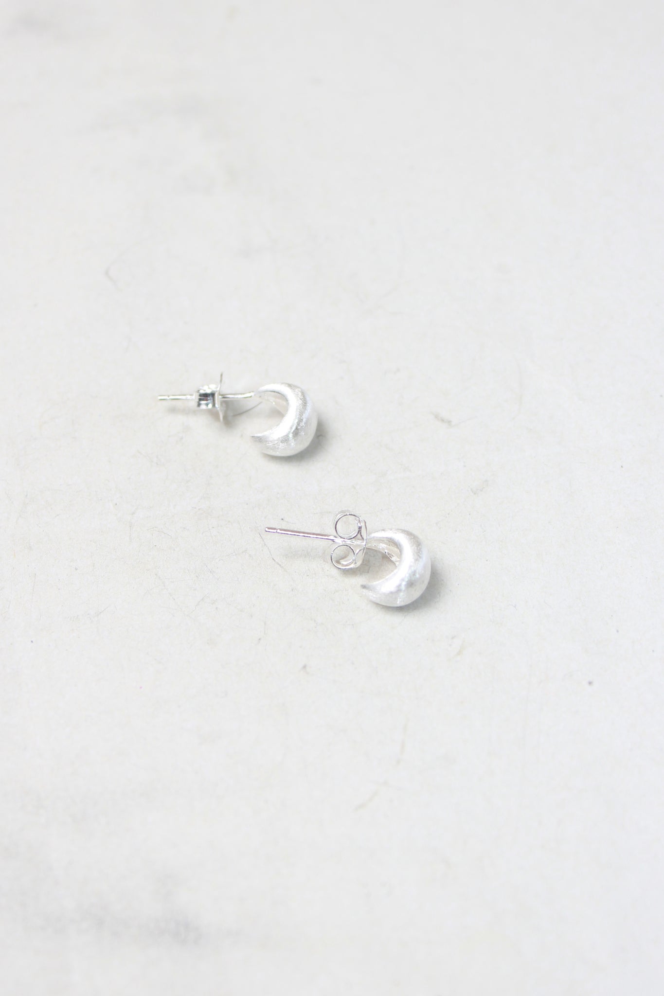 Half Moon Matte Hoop