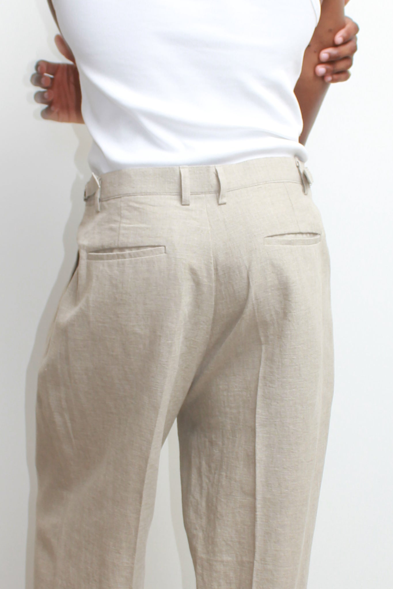 Ever Linen Pants in Beige