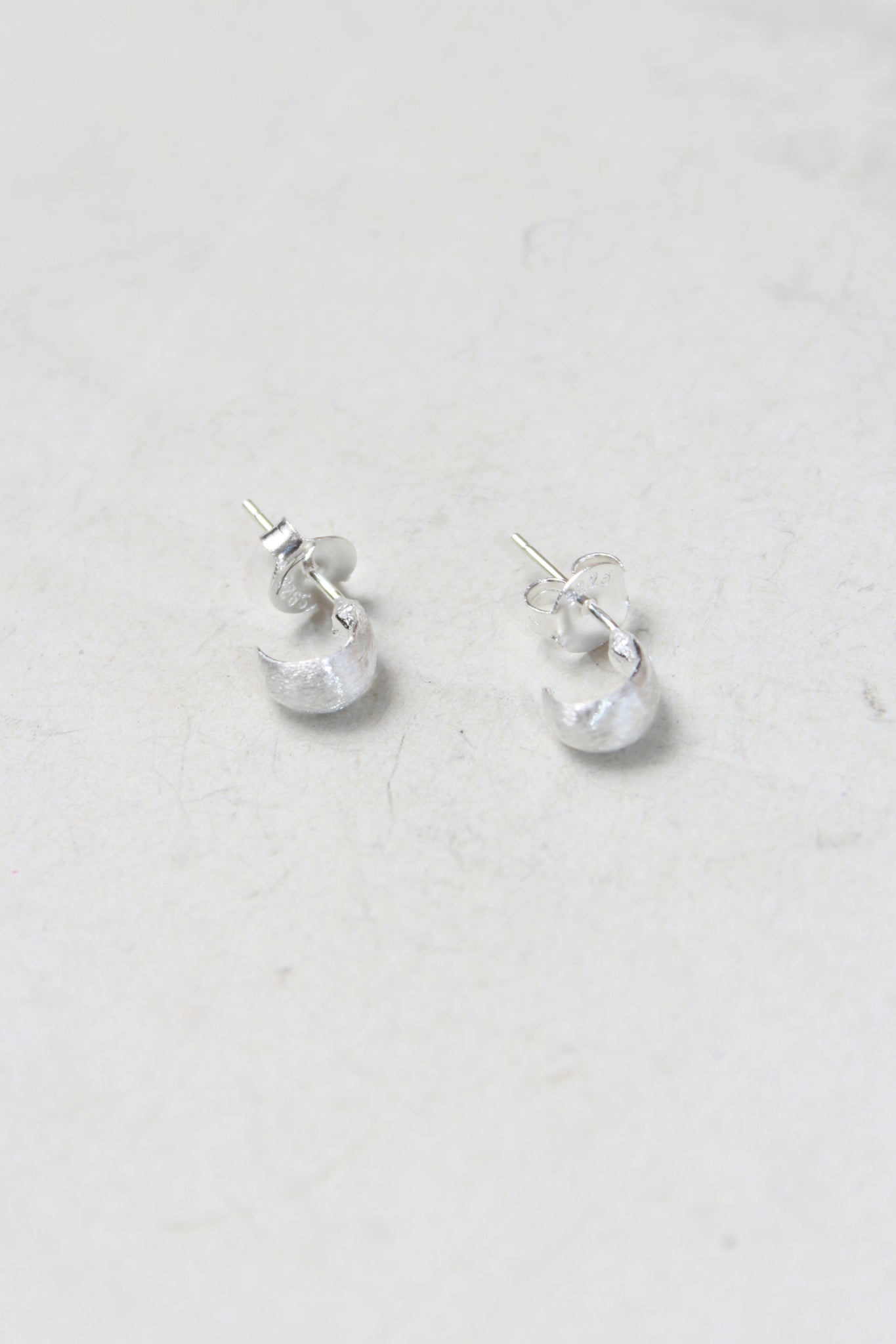 Half Moon Matte Hoop