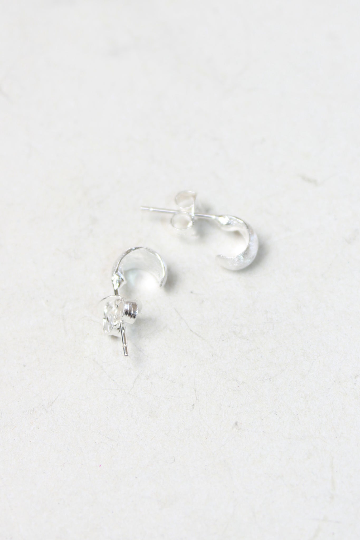 Half Moon Matte Hoop