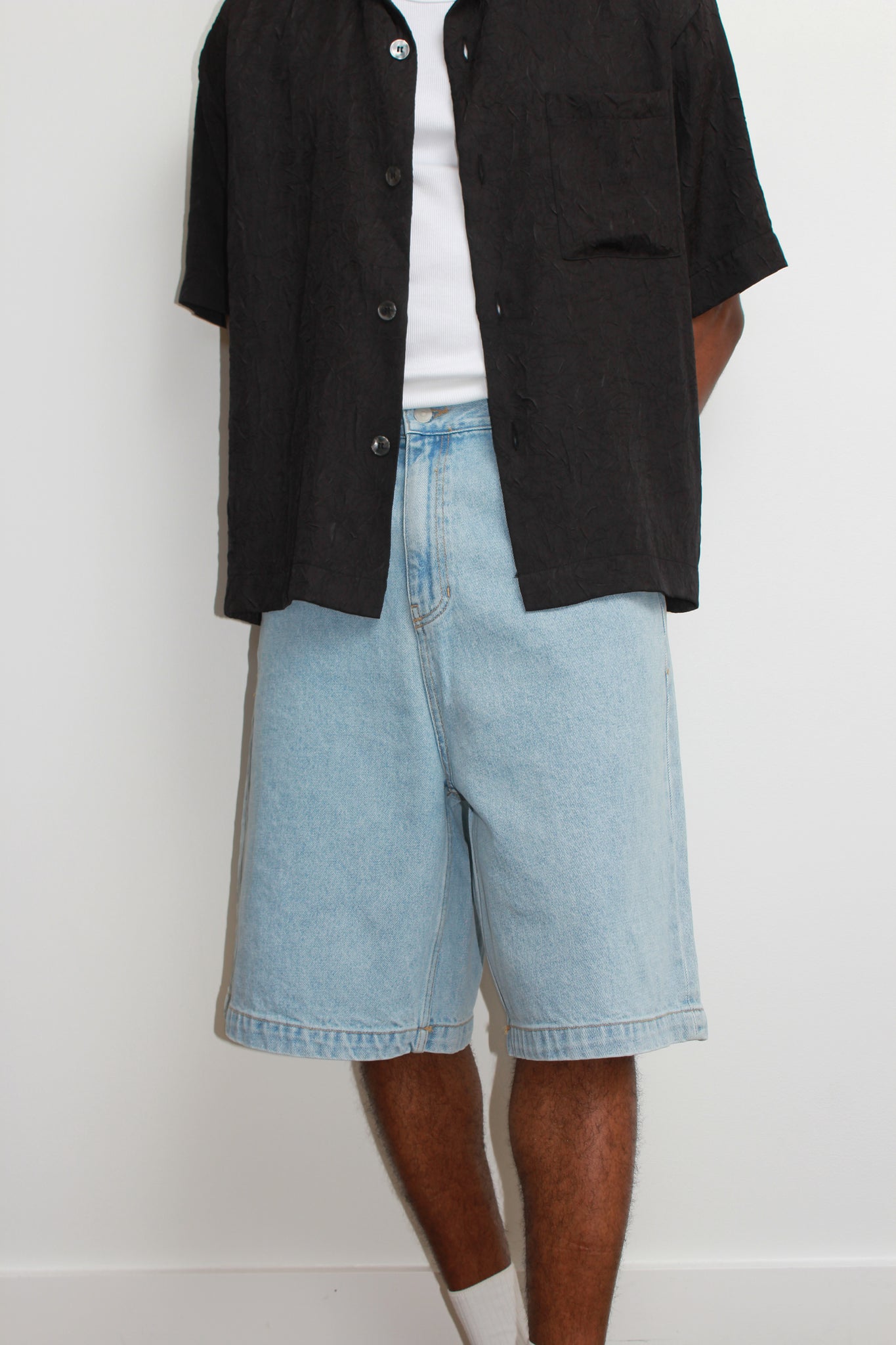 Boka Light Wash Denim Shorts