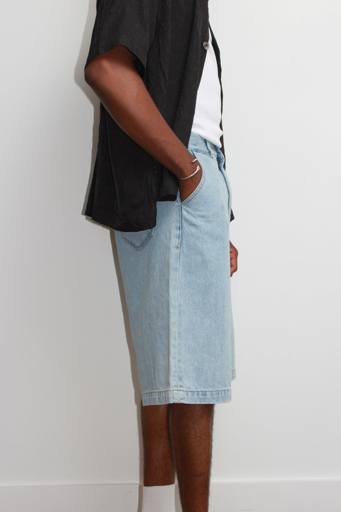 Boka Light Wash Denim Shorts