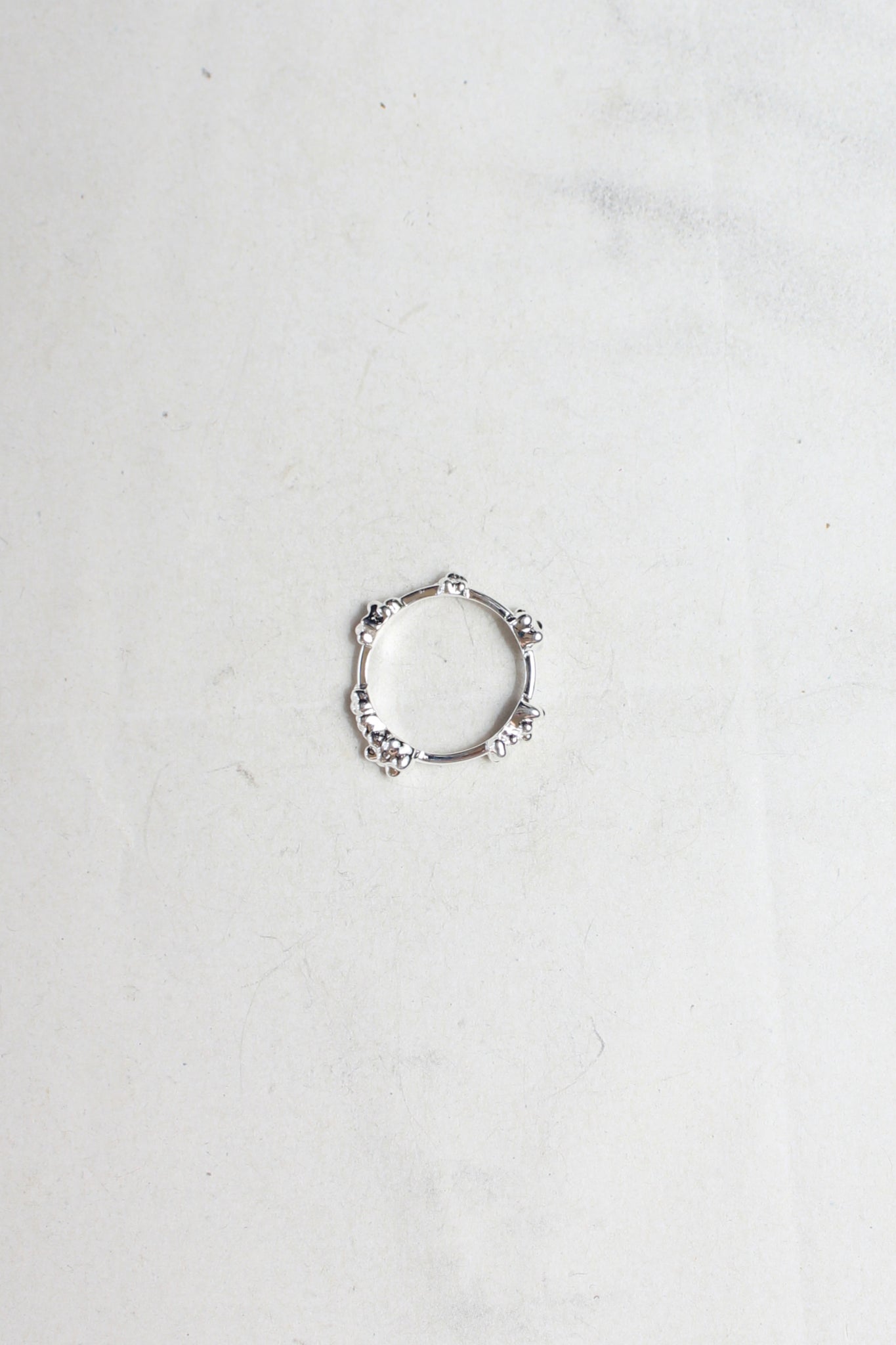Silver Ball Ring