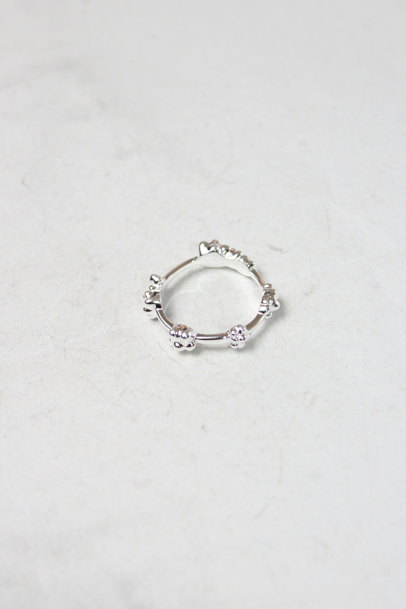 Silver Ball Ring