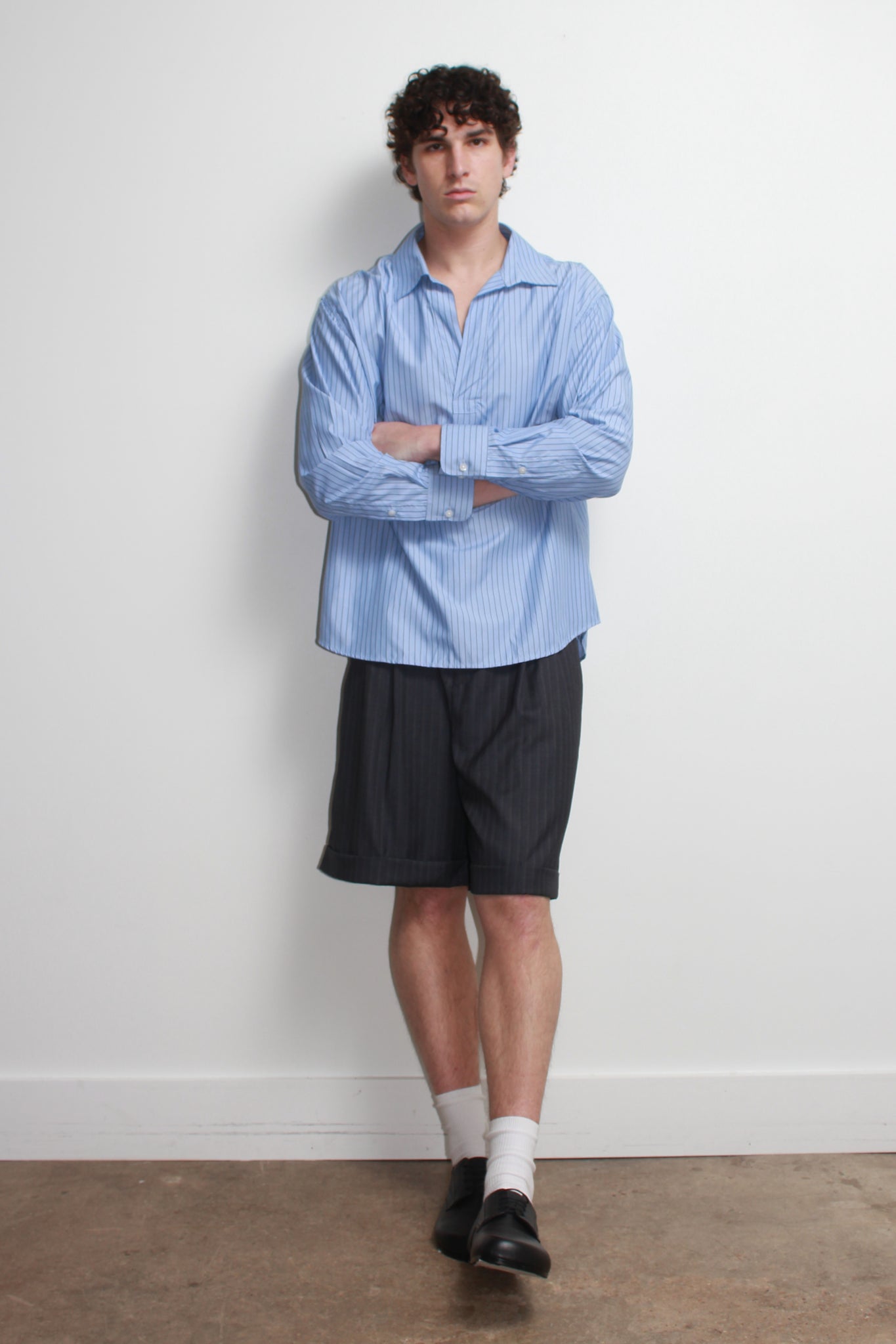 Henley Stripe Shirt
