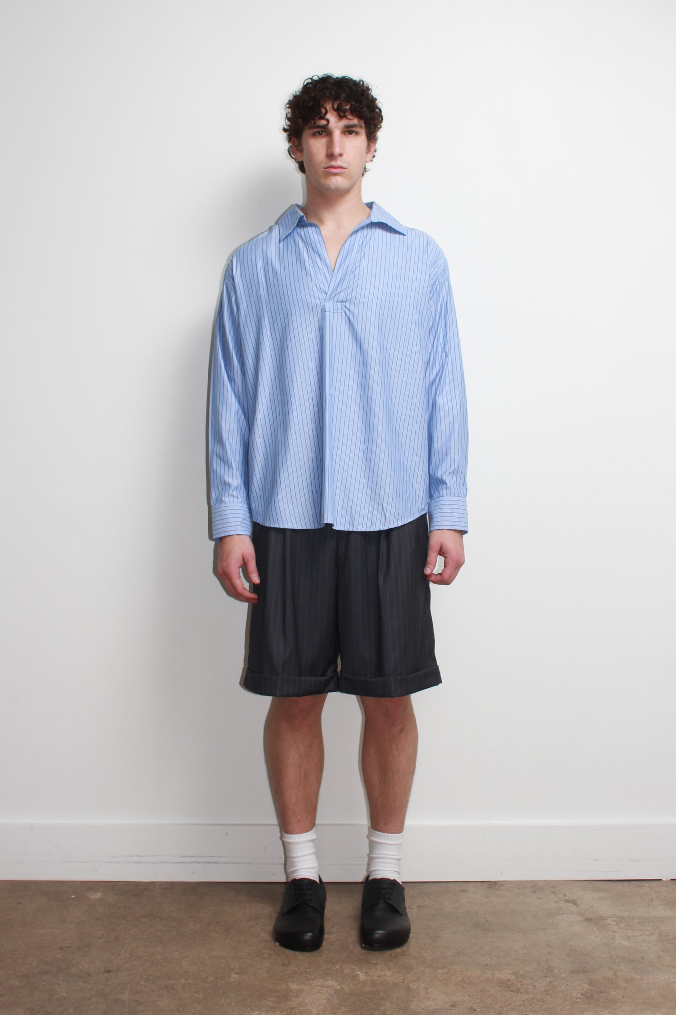 Henley Stripe Shirt