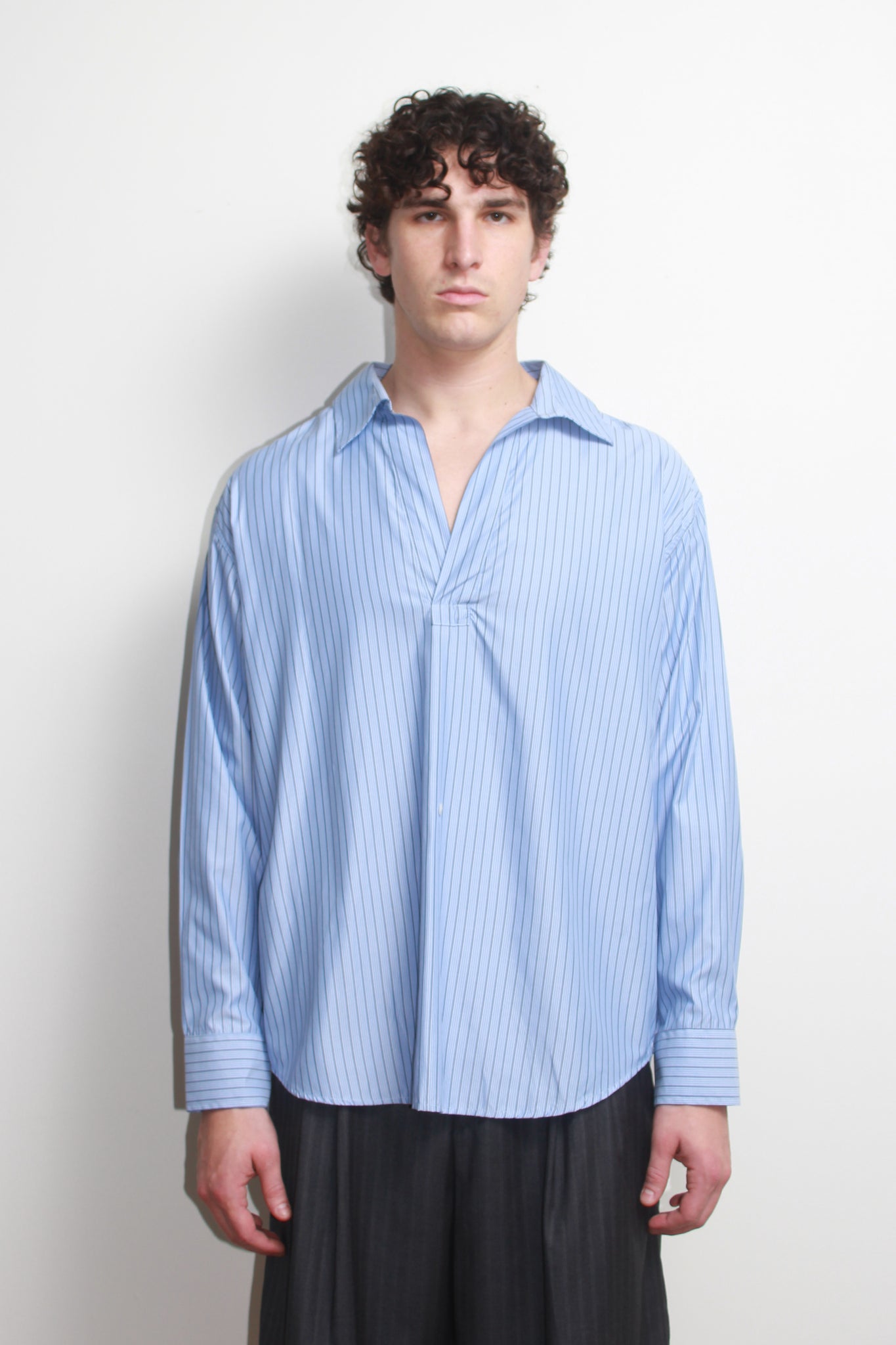 Henley Stripe Shirt