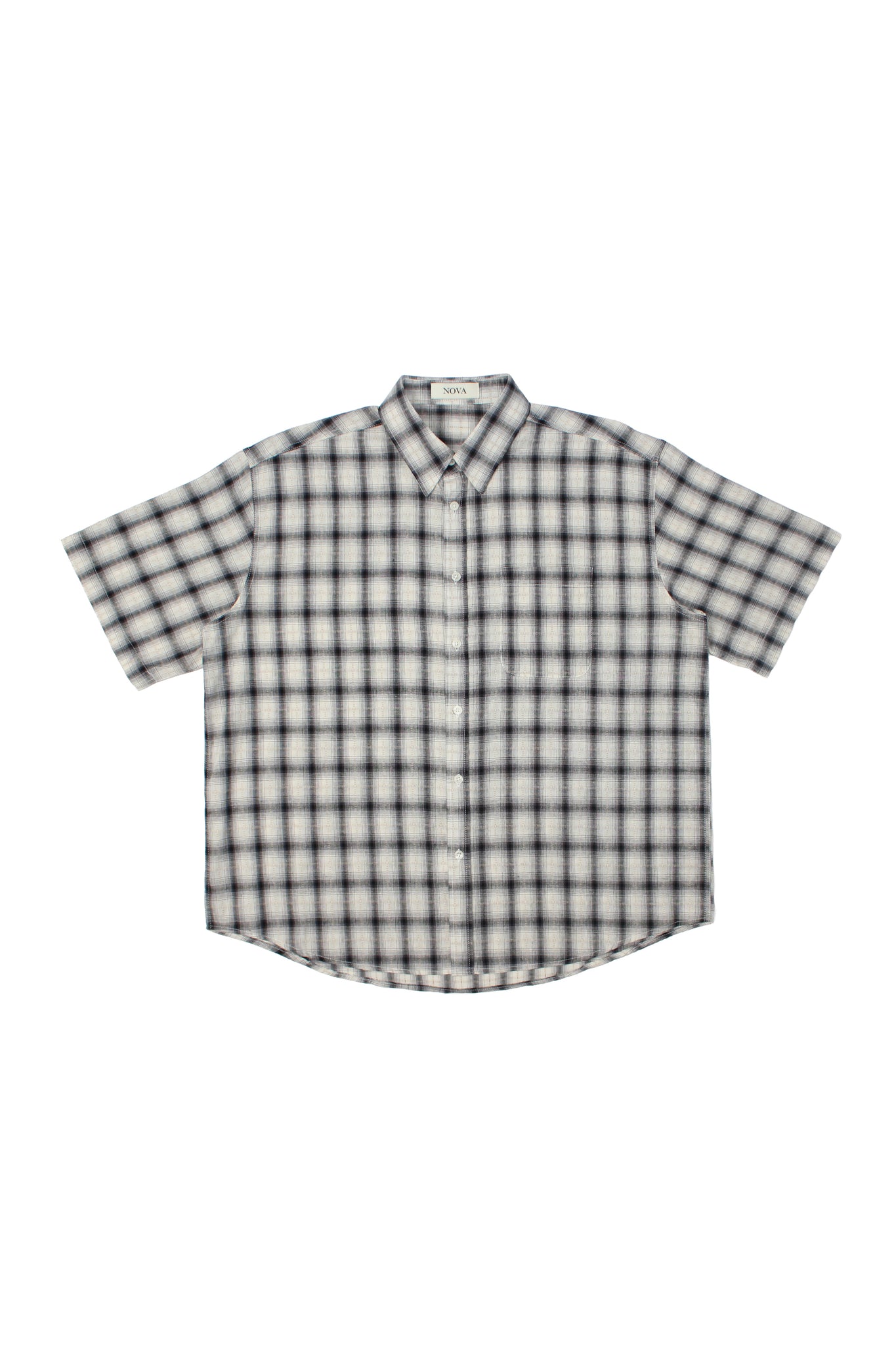 Mason Plaid Shirt in Black