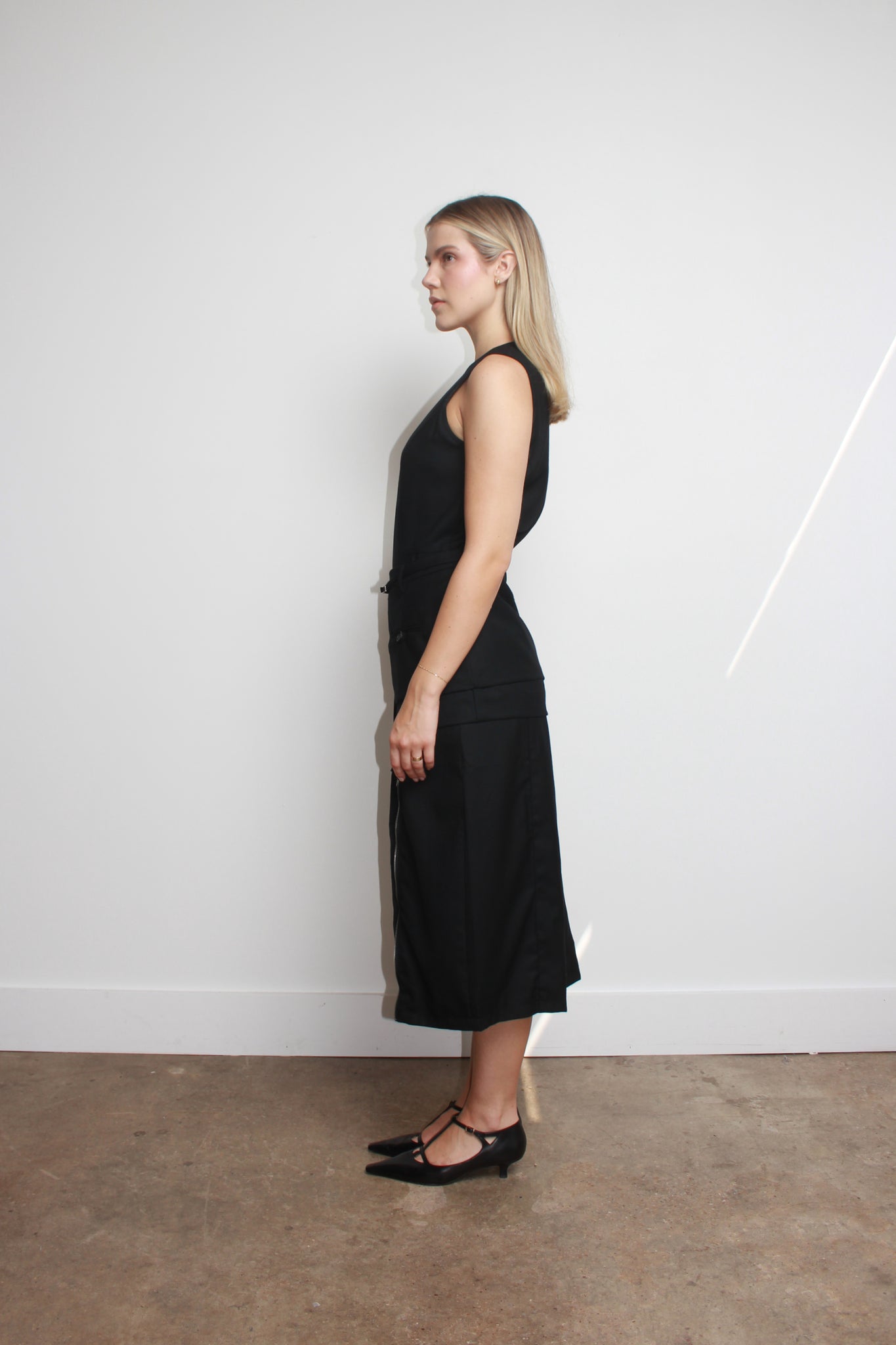 MNI Two way Dress with Layered Skirt