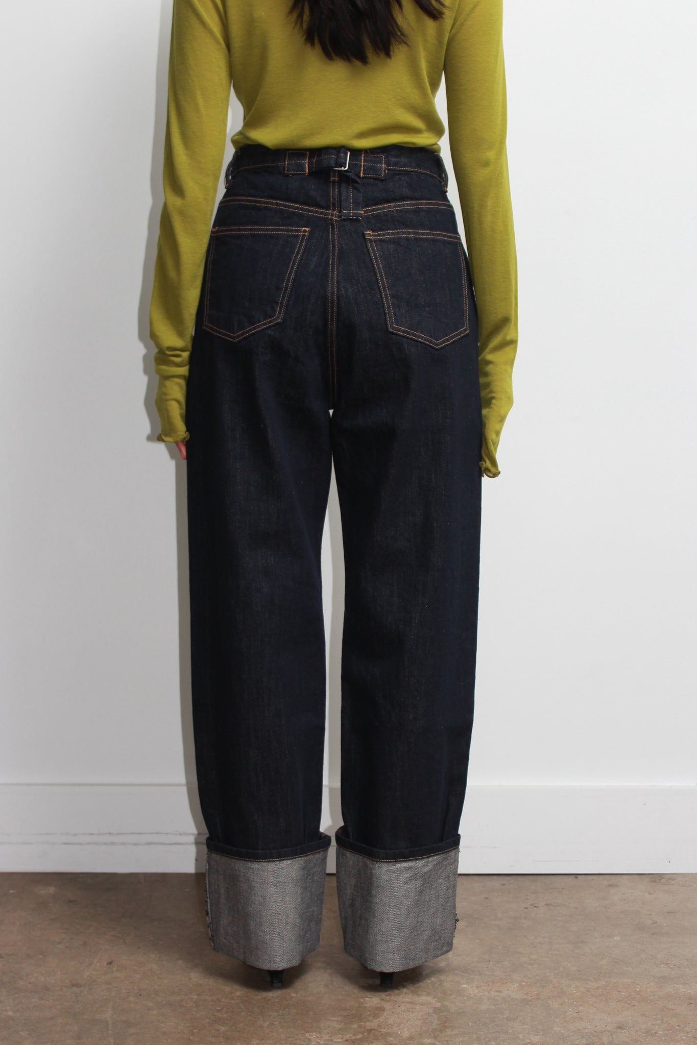 Radi Cuffed Raw Denim