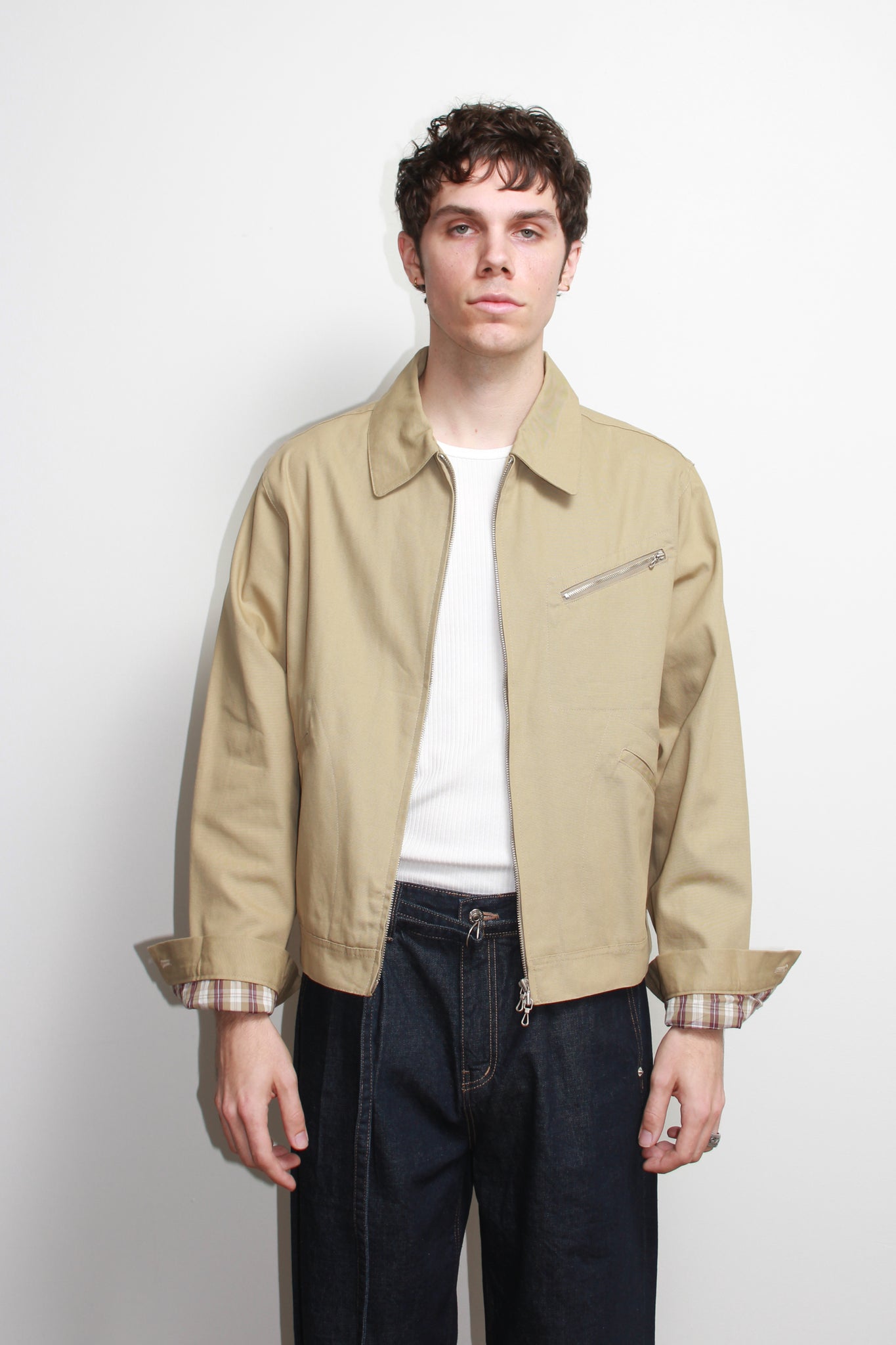 Avow Cotton Jacket in Khaki