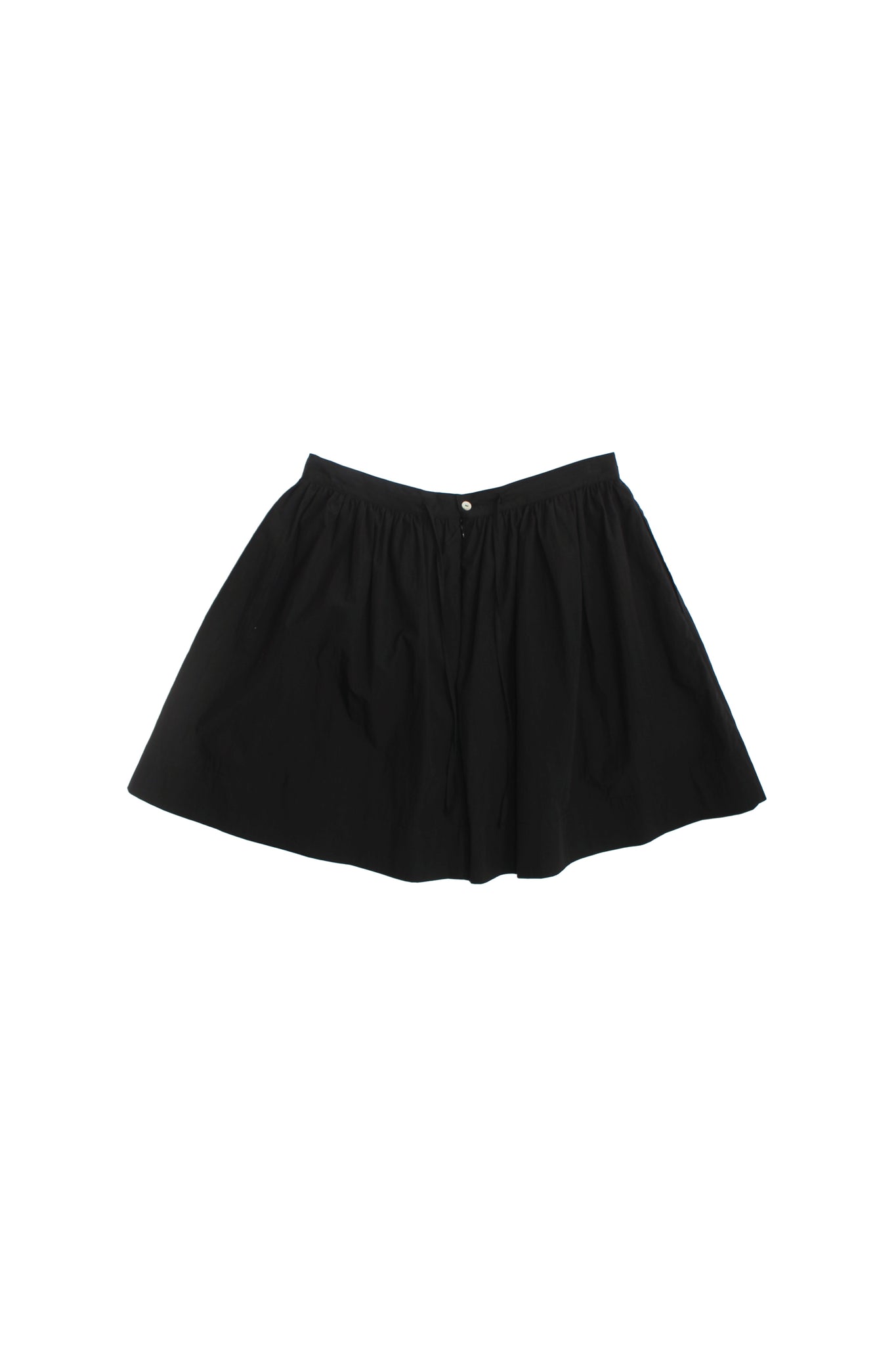 Breeze Shirring Mini Skirt in Black