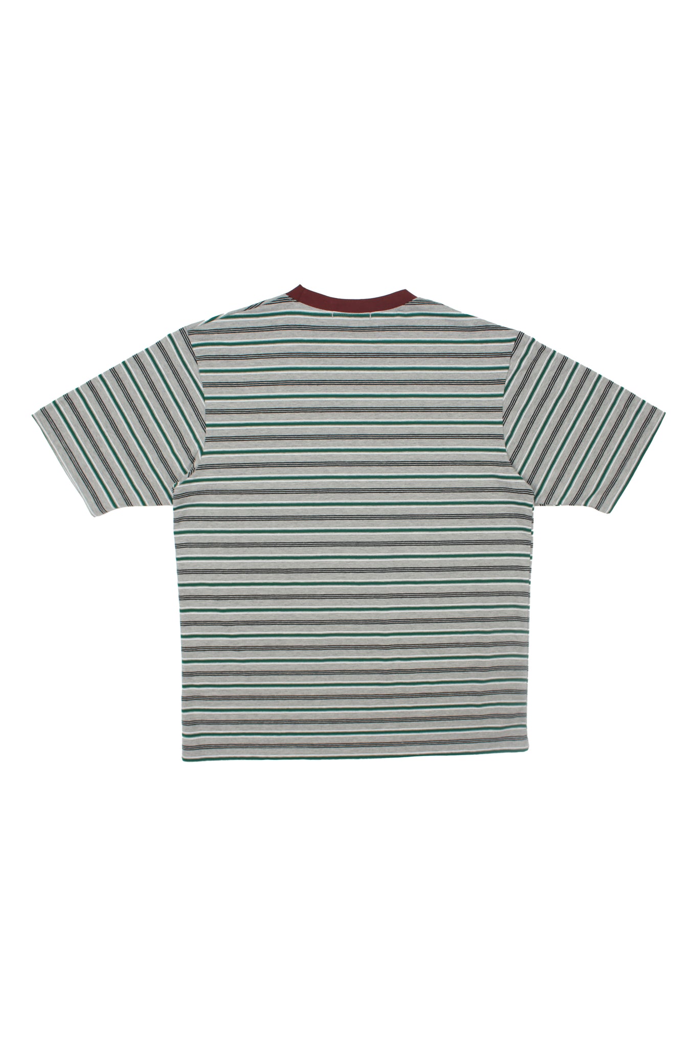 Stripe Boxy T-Shirt in Grey