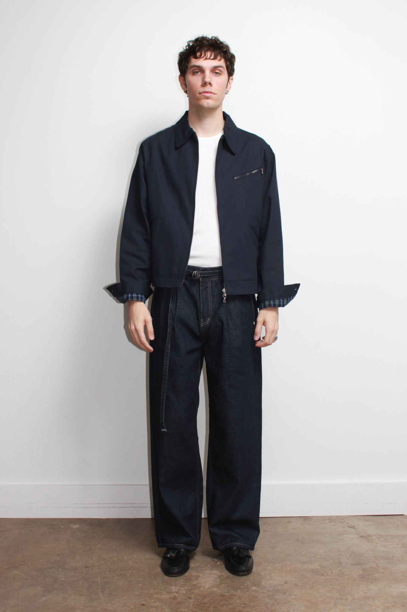 Avow Cotton Jacket in Navy