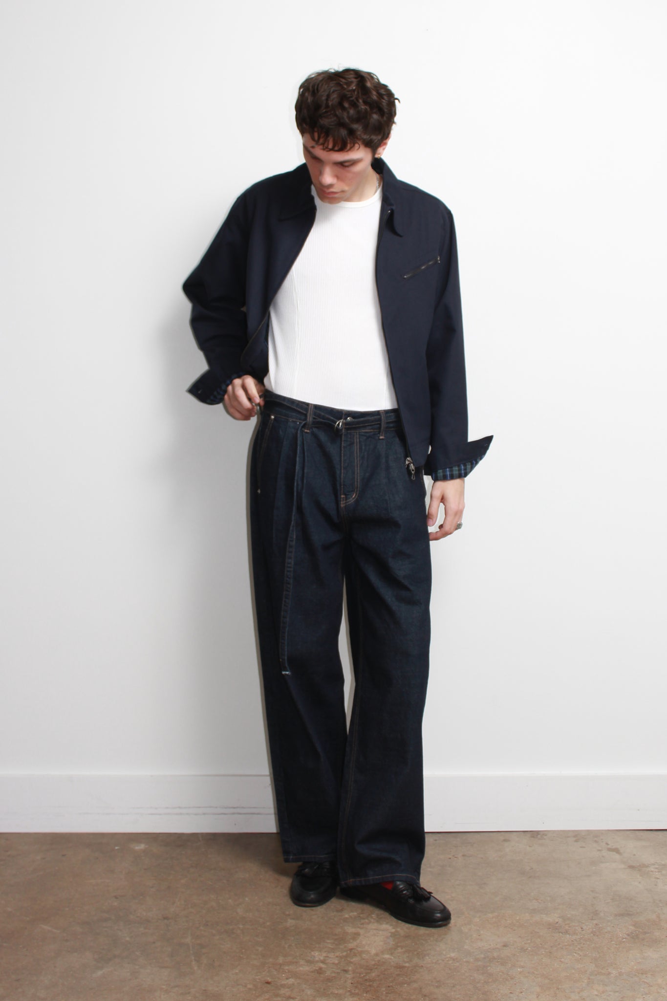 Avow Cotton Jacket in Navy