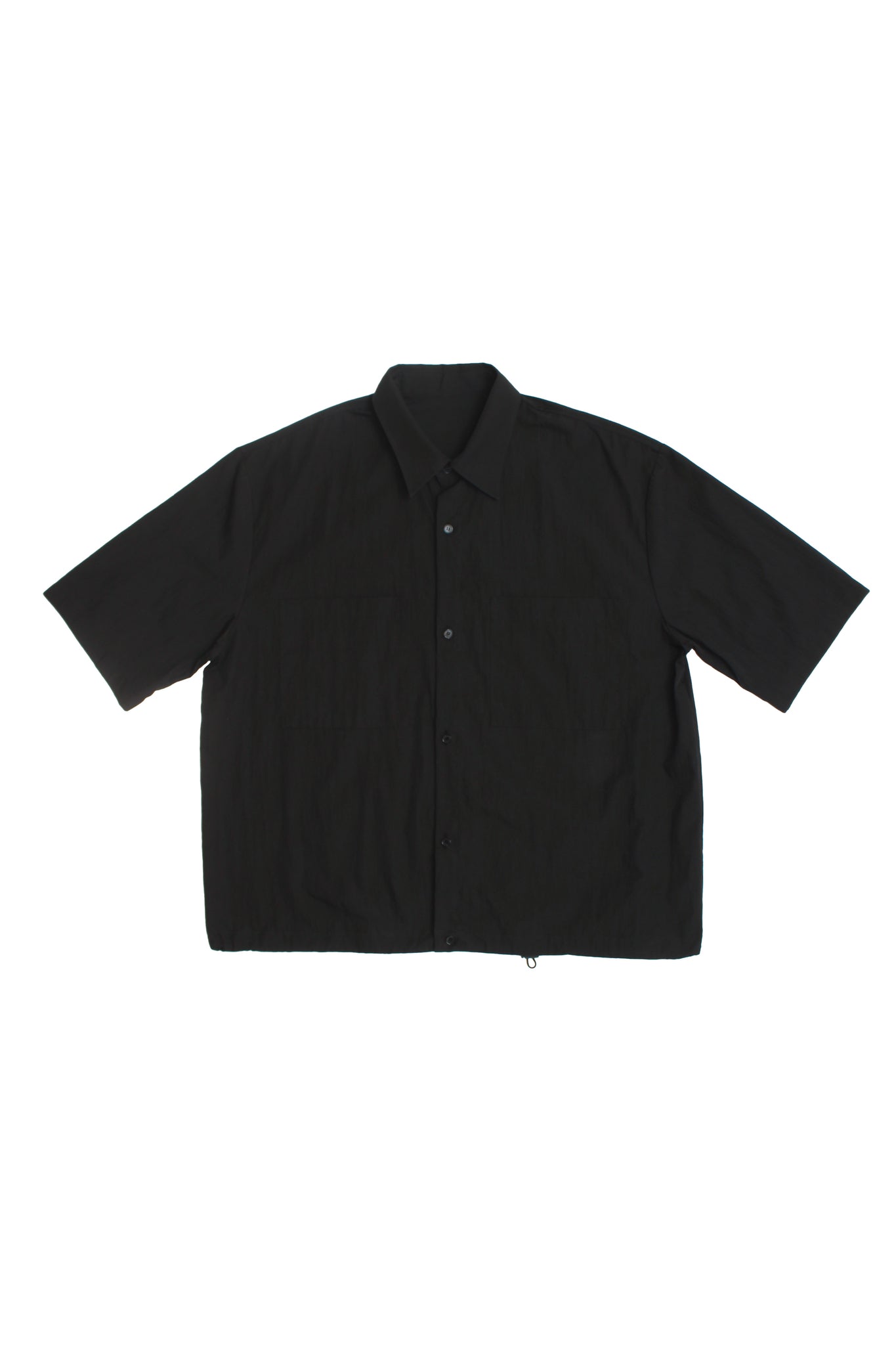 Two Pocket String Shirts in Black