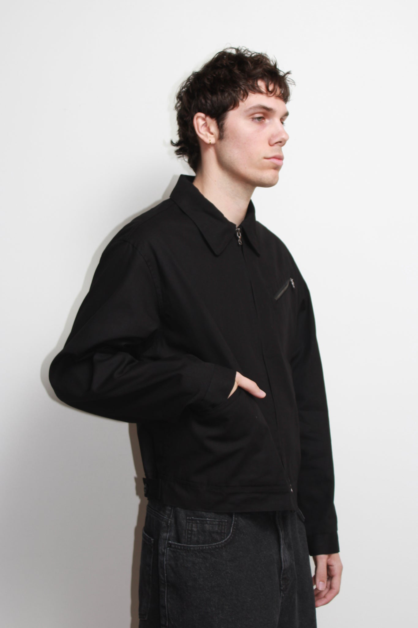Avow Cotton Jacket in Black