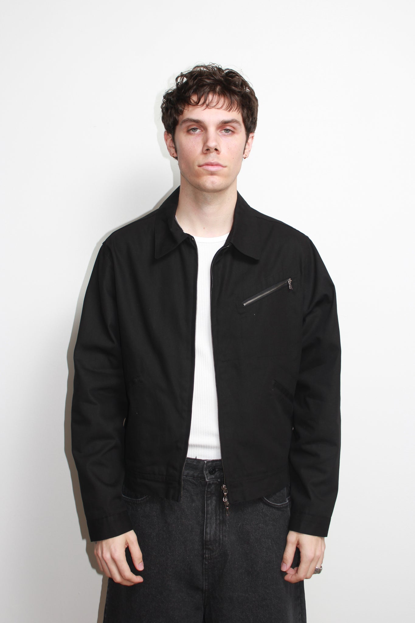 Avow Cotton Jacket in Black