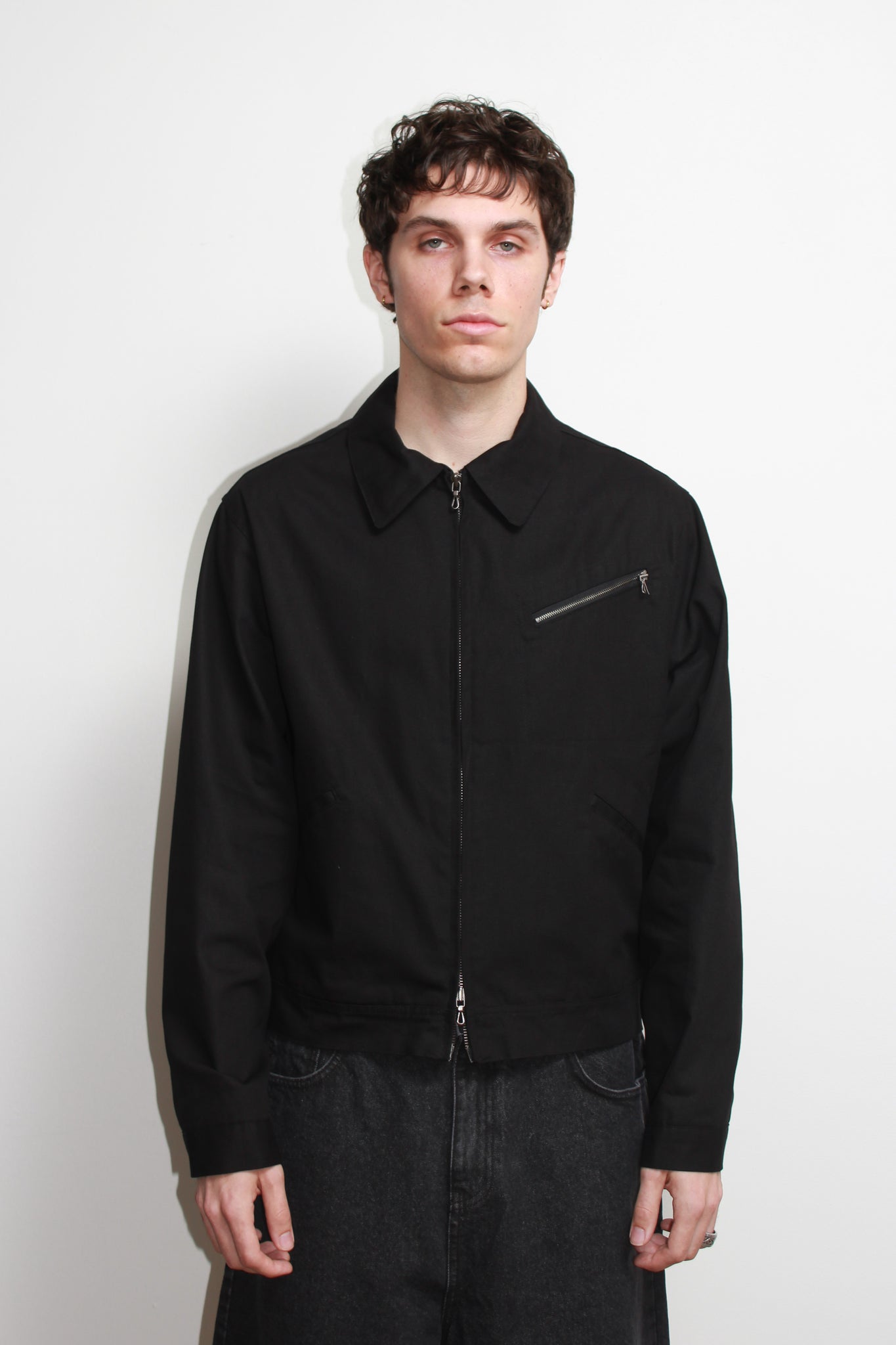 Avow Cotton Jacket in Black
