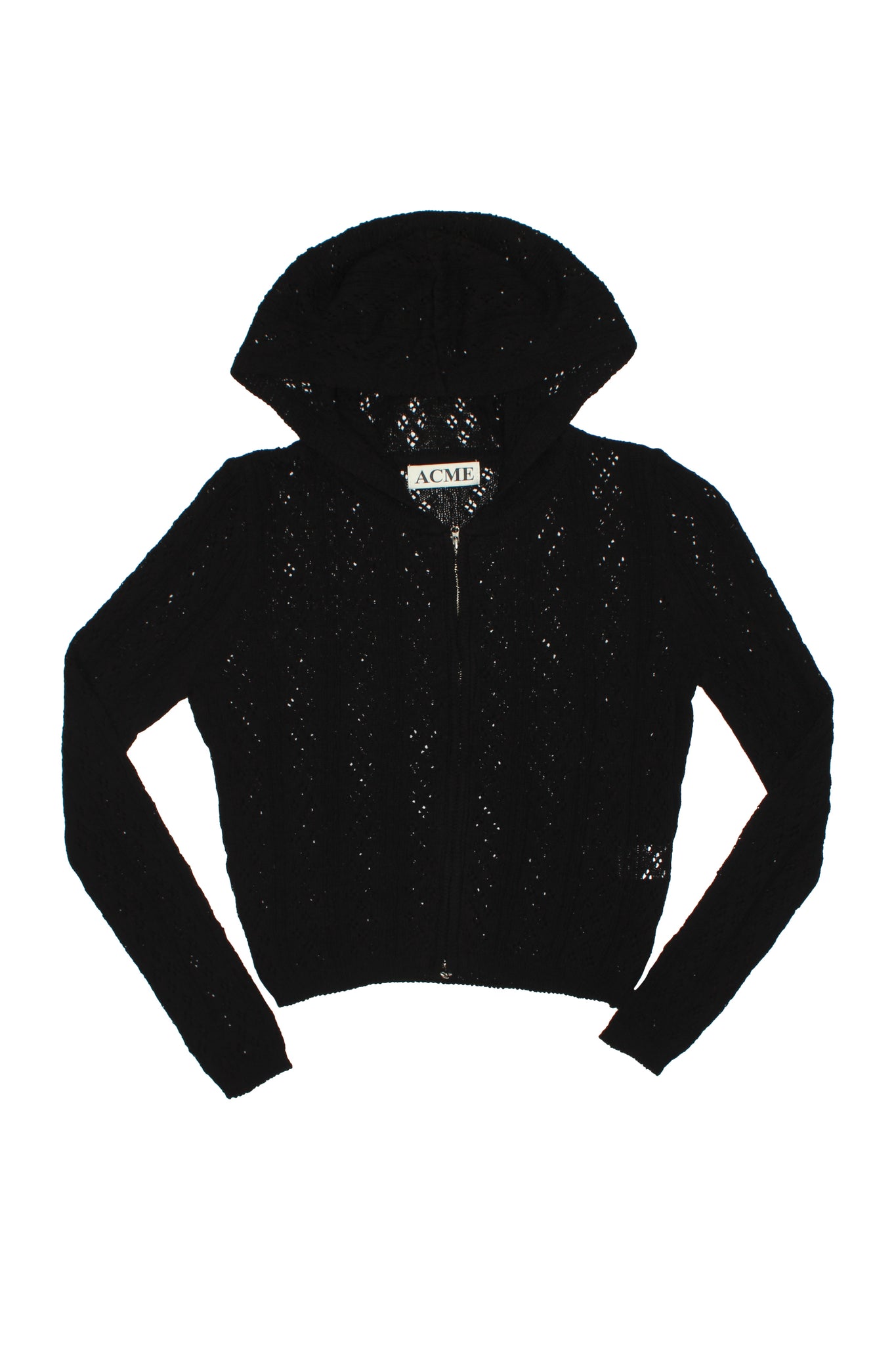 Scaci Hood Zip Up in Black