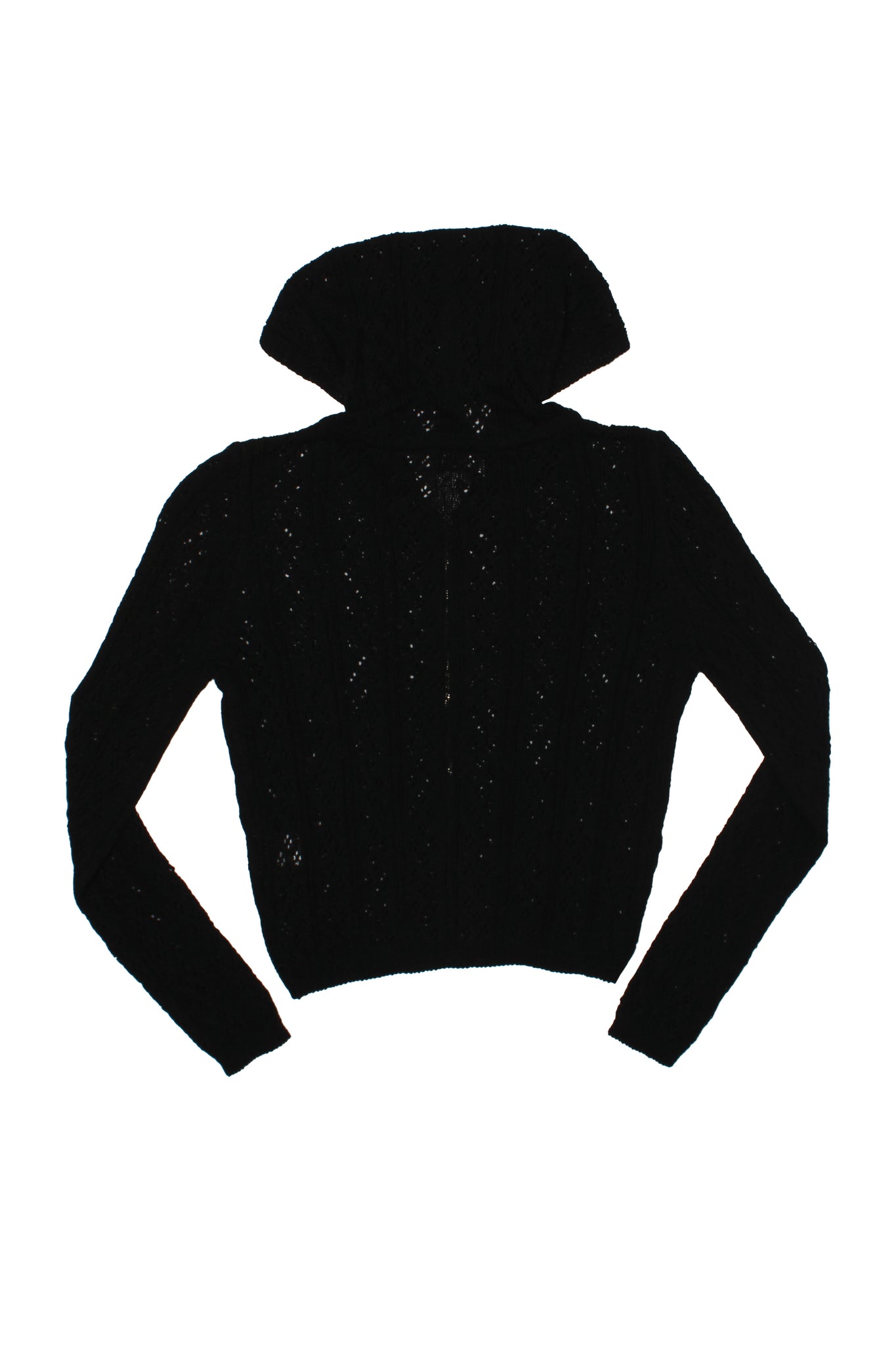Scaci Hood Zip Up in Black