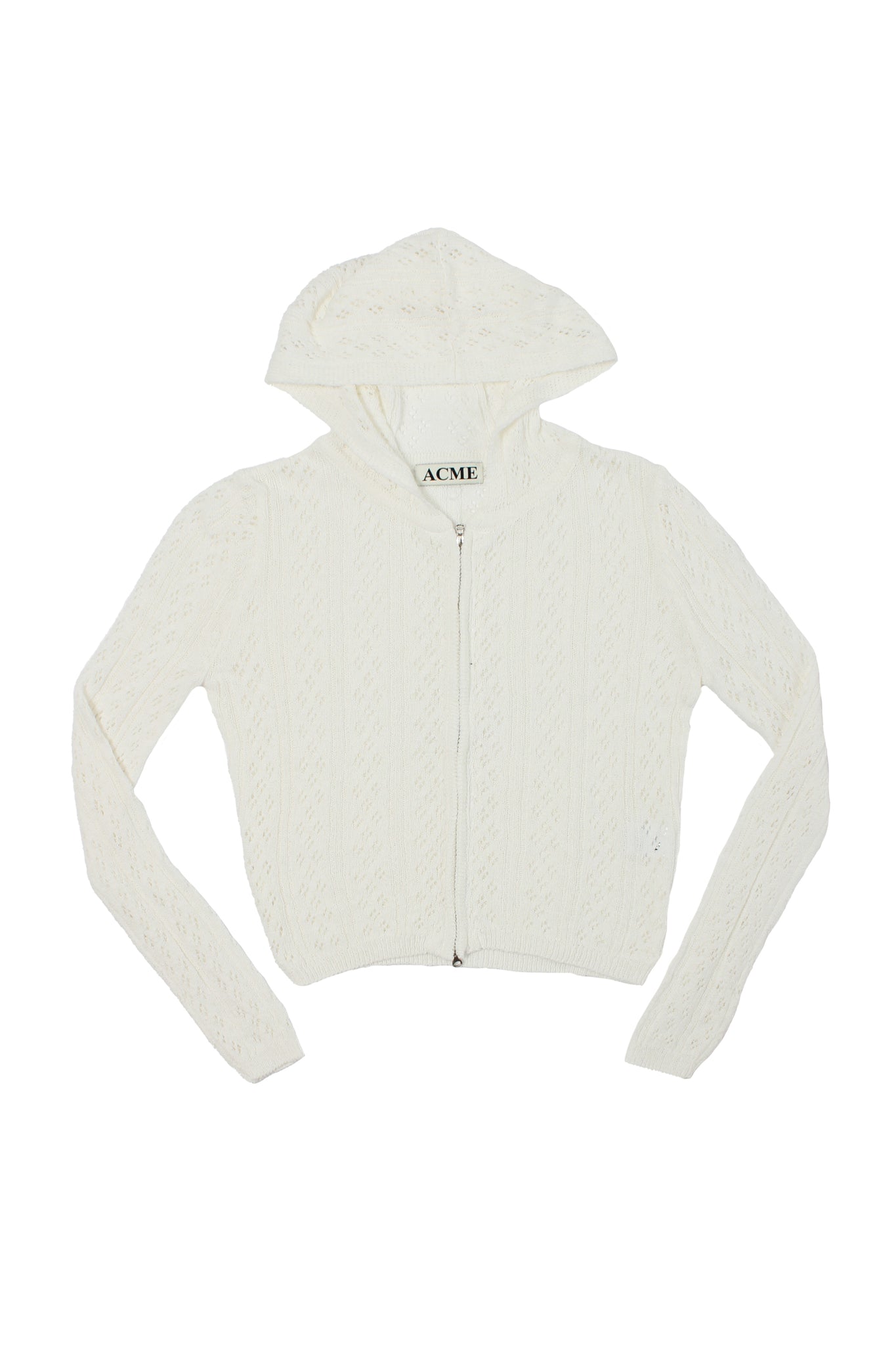 Scaci Hood Zip Up in Ivory