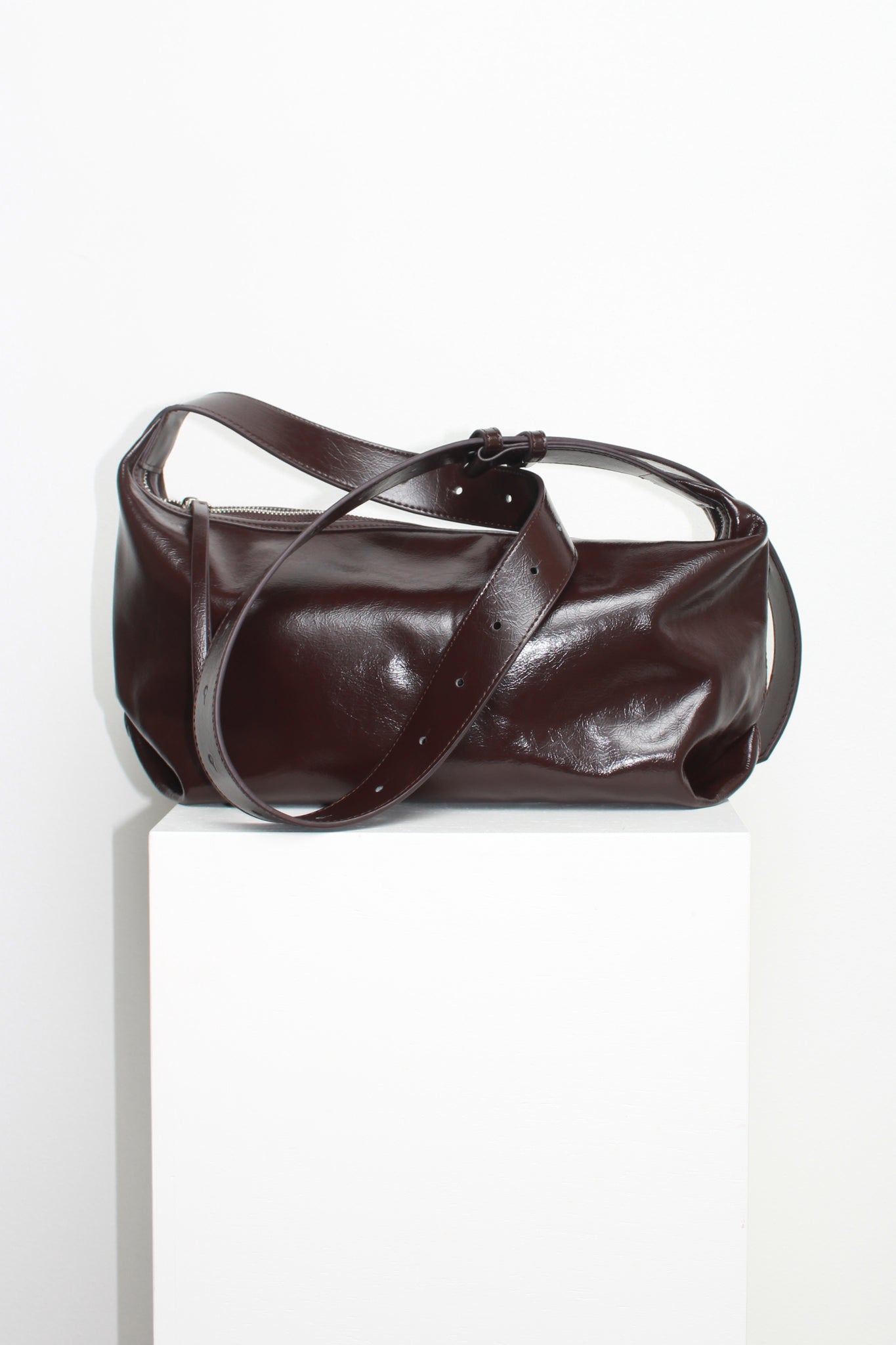 Hide Cross Shoulder Bag in Brown