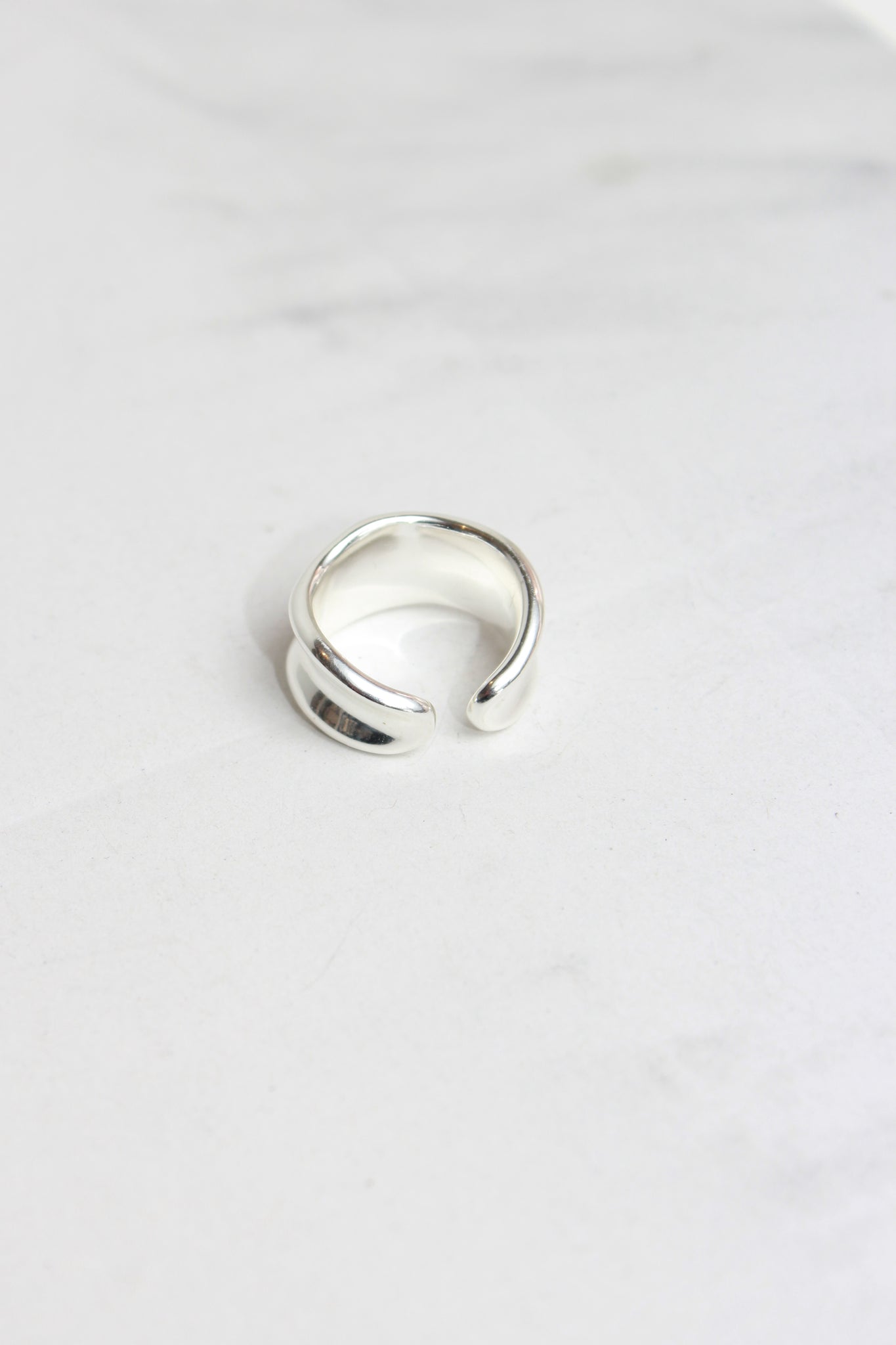 Wavy Wide Open Ring