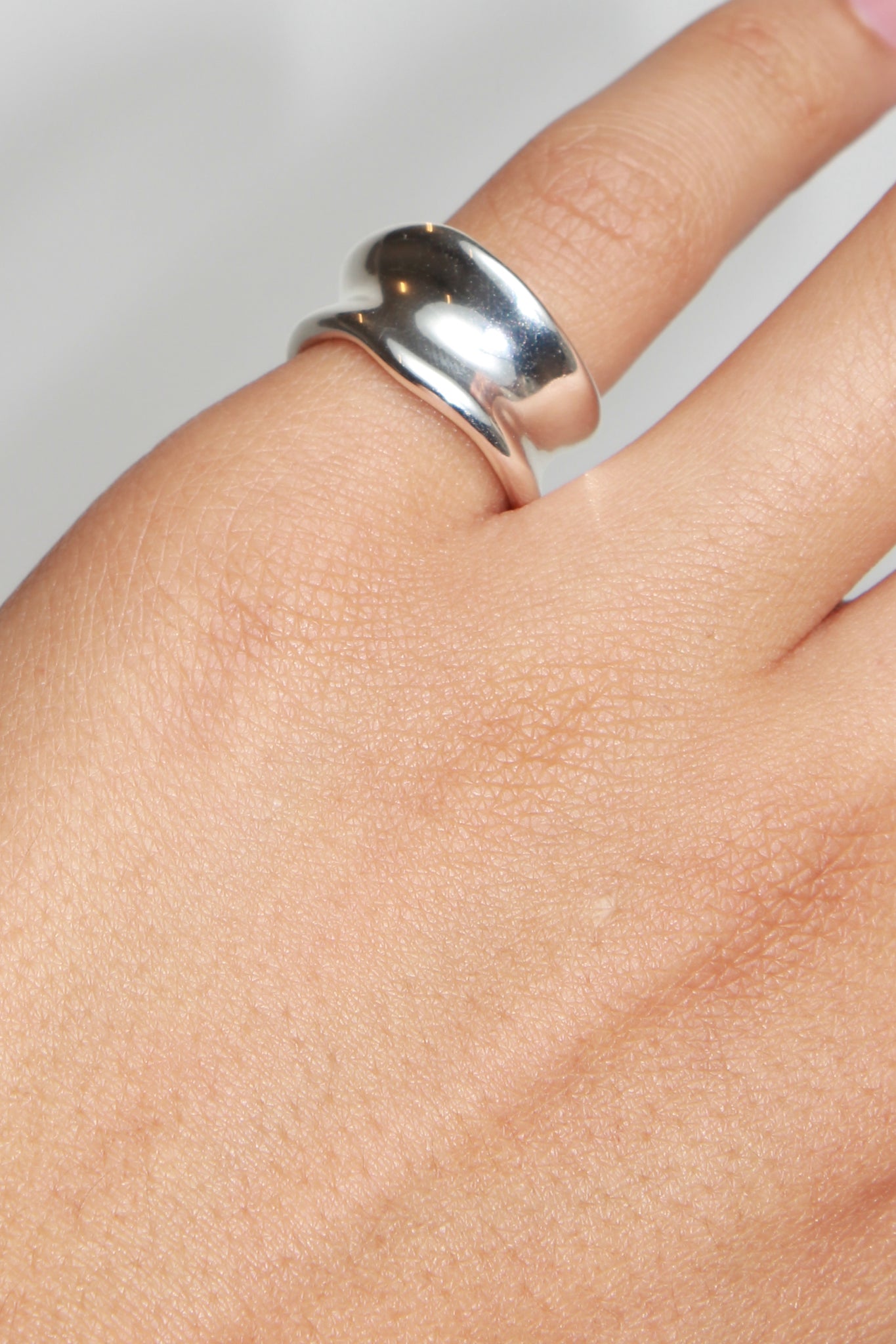 Wavy Wide Open Ring