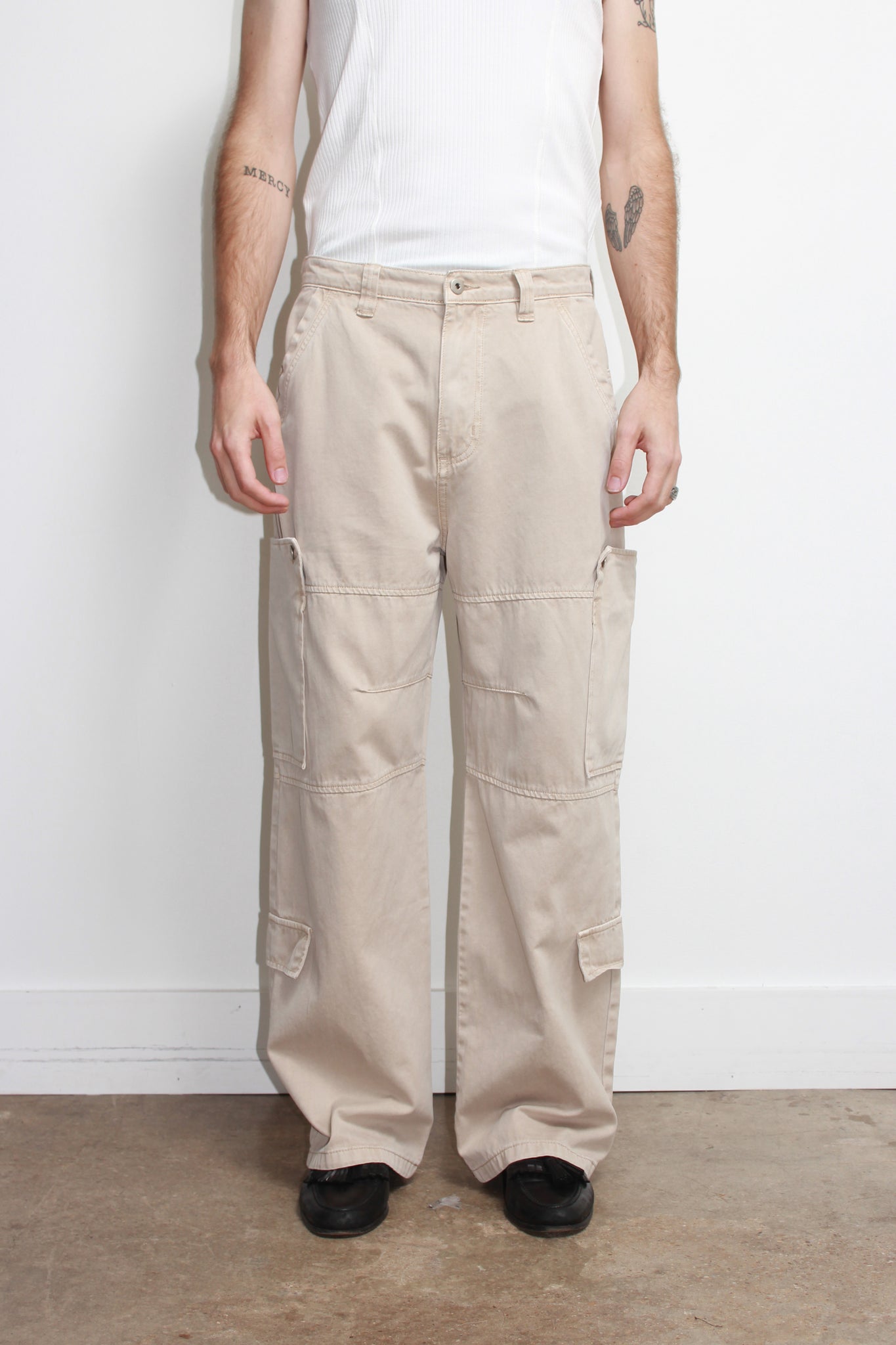 Pocket Dyeing Cargo Pants